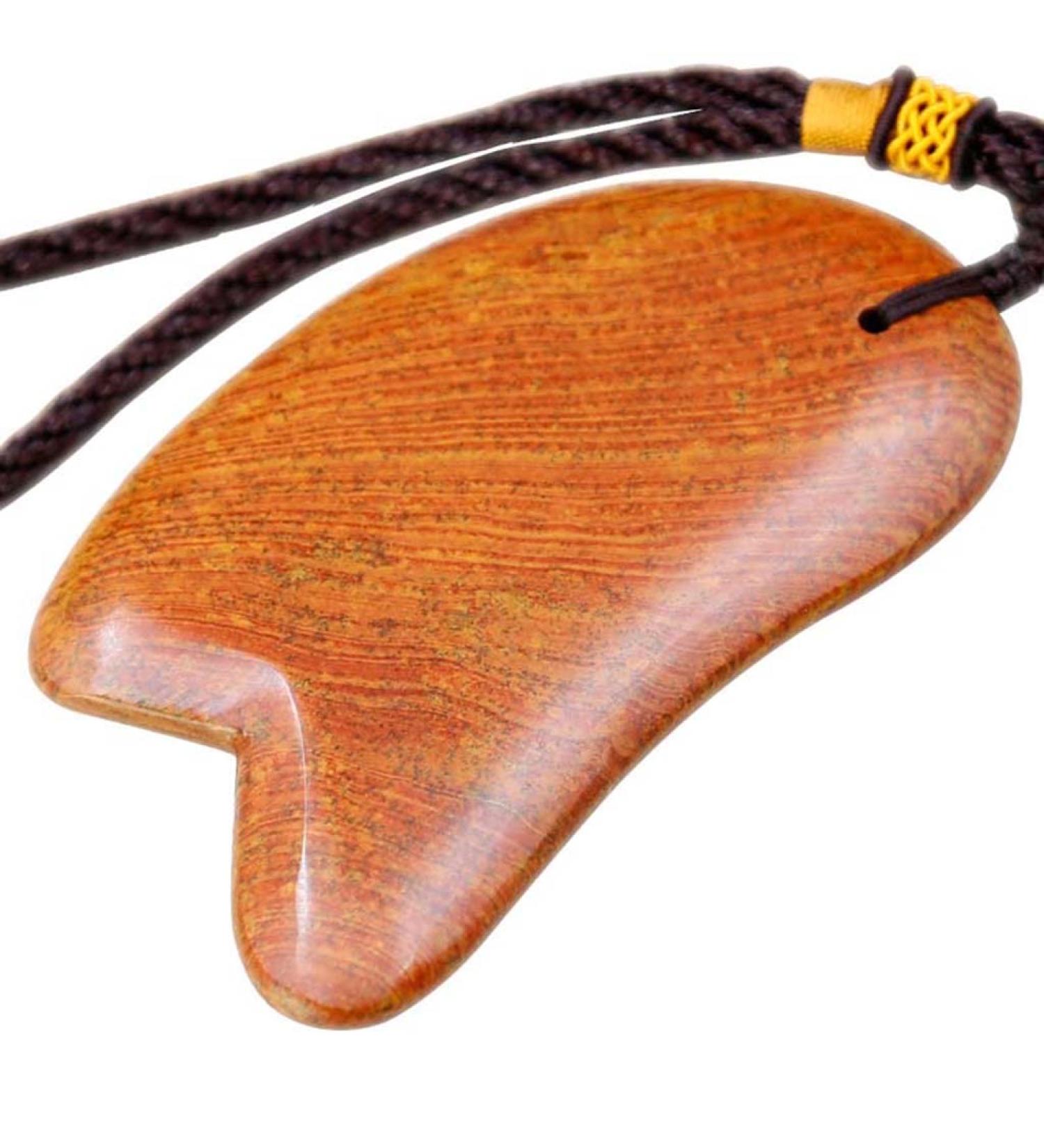 11cm Bianstone Gua Sha Massage Tool | Spa Therapy for Facial Care & Body Massage | Stress & Pain Relief - Buy Online on GoSupps.com