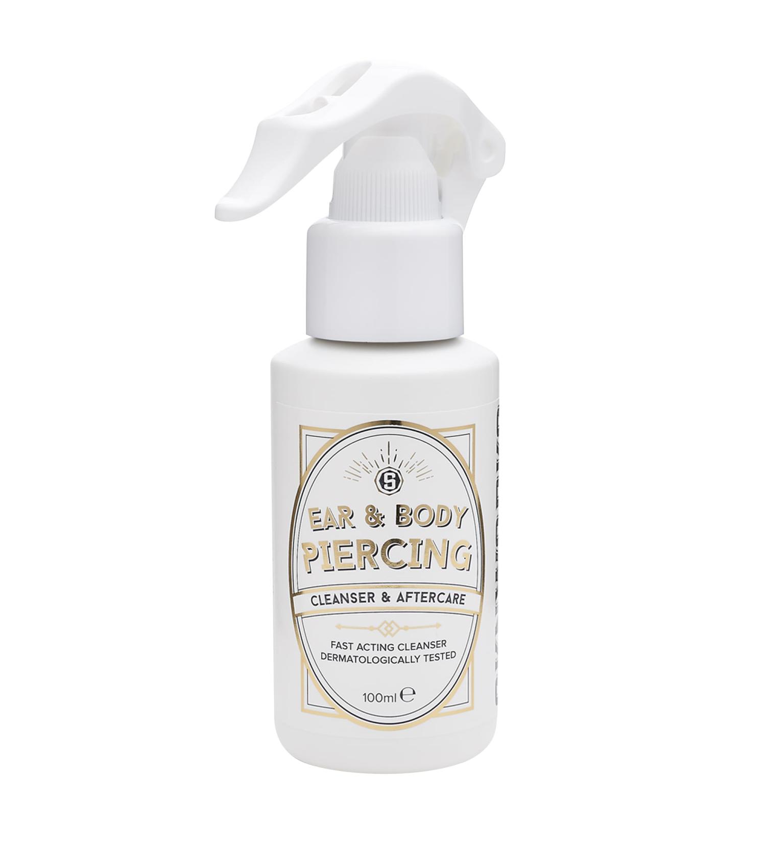 Piercing Spray Aftercare - 100ml Ear & Body Piercing Aftercare Spray with High Purity Hypochlorous for All Skin Types - Use This to Cool Soothe & Support Natural Recovery of New Piercings by Sknworks - Buy Online on GoSupps.com