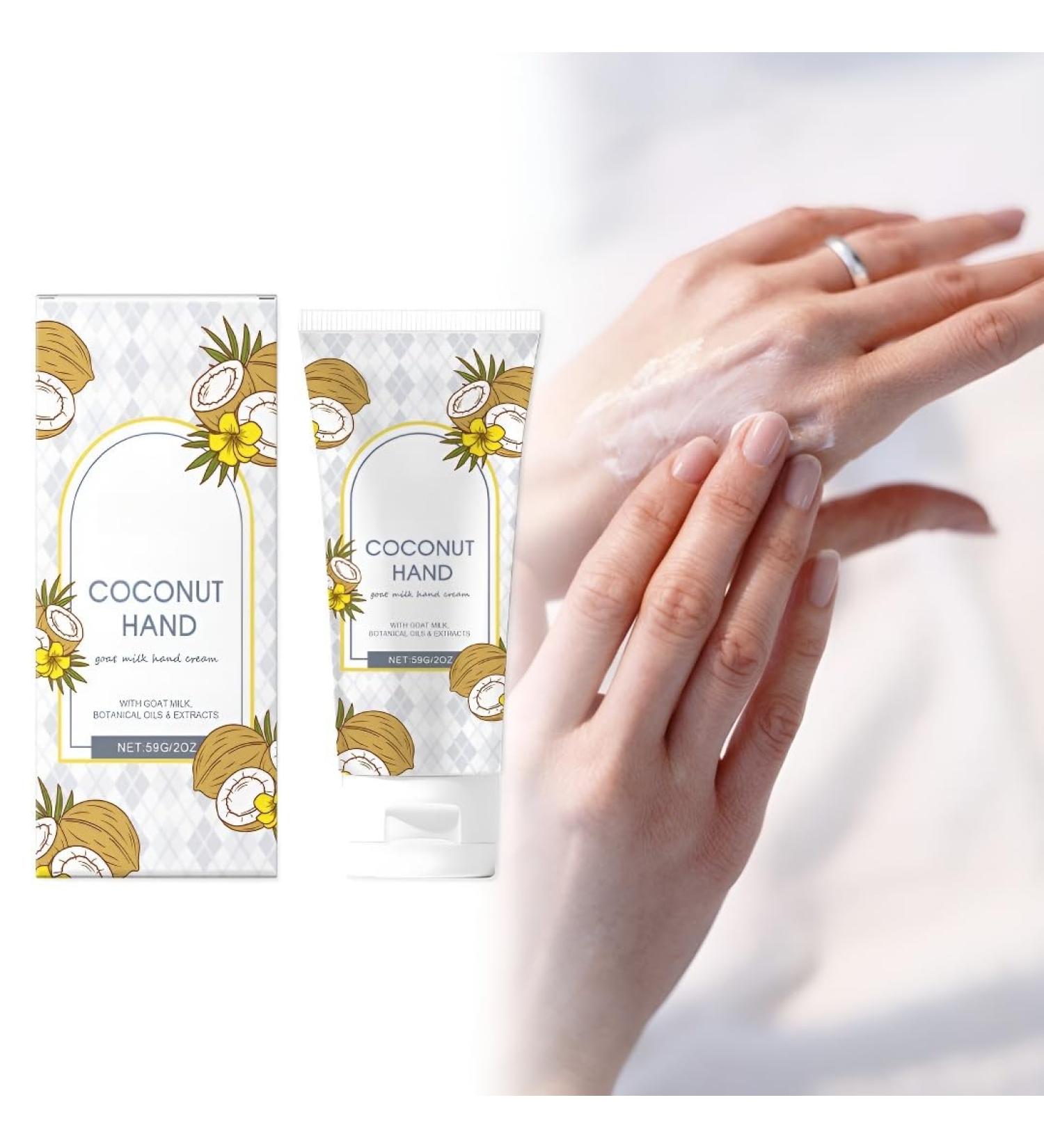 rabuu Coconut Cream Hand Cream Moisturizing and nourishing hand care for dry skin moisturizing and soothing - Buy Online on GoSupps.com
