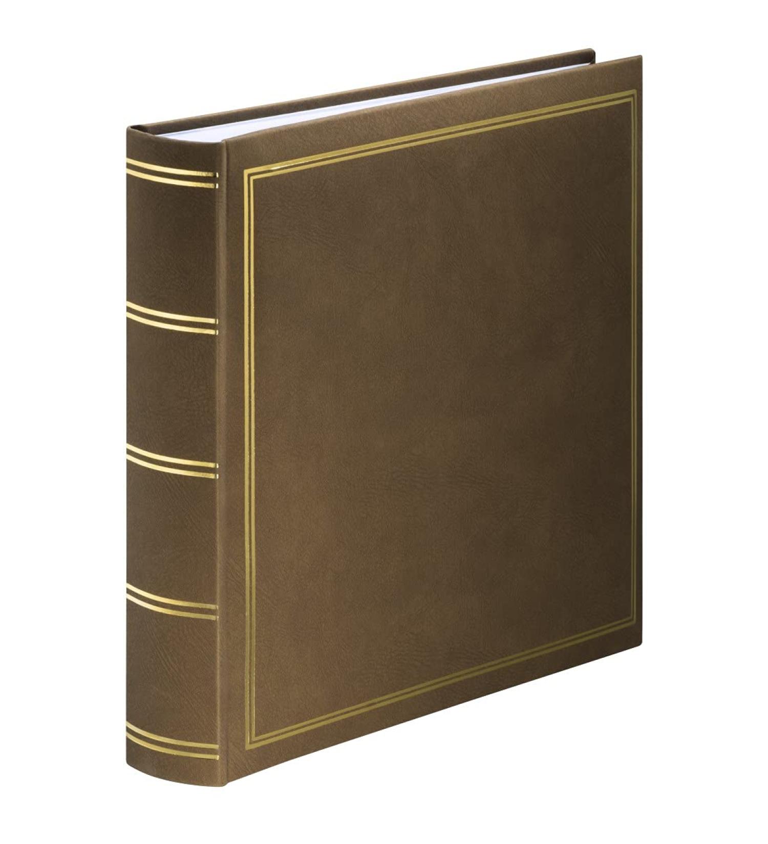 Hama Jumbo Photo Album London 30x30 cm - 80 White Pages Holds 320 Photos Brown - Ideal for Designing & Gluing - Buy Online on GoSupps.com