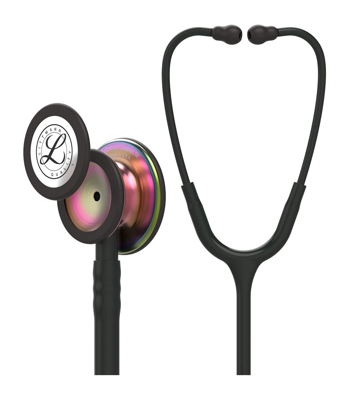 3M Littmann Classic III Rainbow-Finish Stethoscope 27 Inch - Black - Buy Online on GoSupps.com