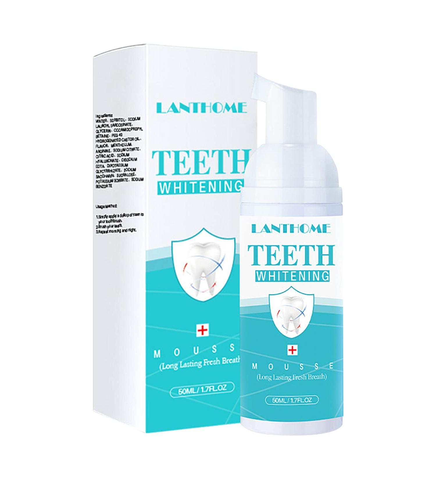 Multicolor Lian Biquan Tooth Cleaning Foam - Fresh Oral Care 50ml | International Shipping Available - Buy Online on GoSupps.com