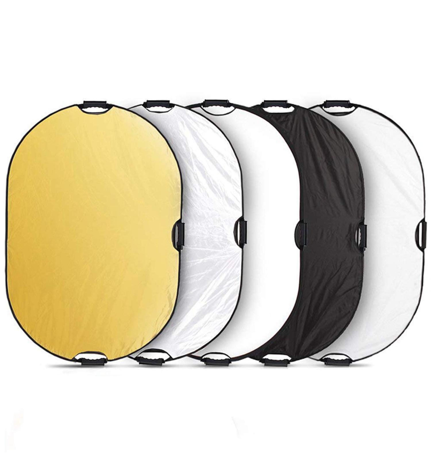 Selens 5-in-1 Oval Reflector 24x36-Inch for Photography Studio & Outdoor Lighting - Buy Online on GoSupps.com