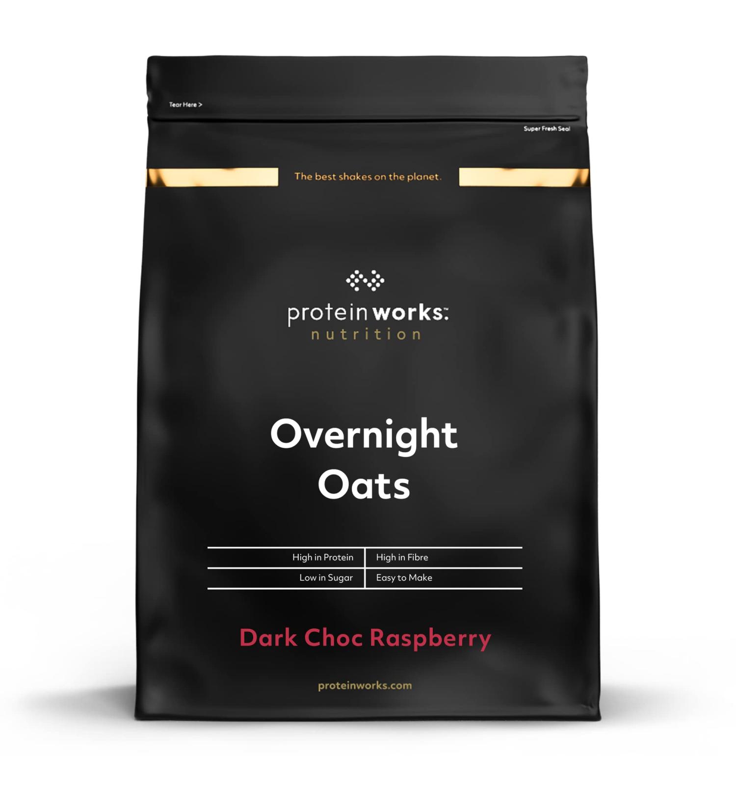 THE PROTEIN WORKS Overnight Oats | High Protein Breakfast | Low Sugar Snack | Low GI Oats | - Buy Online on GoSupps.com
