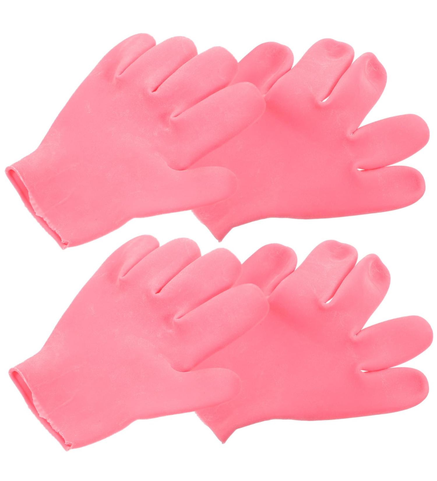  FOMIYES FOMIYES 2 Pairs Cotton Moisturizing Dry Hands Mittens Sleep Lotion Dry Hands Whitening Sock Foot Mask Miss Pink - Buy Online on GoSupps.com