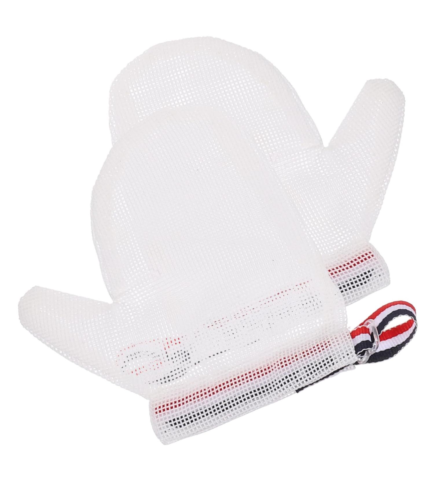 minkissy 2 Pairs Anti-eating Gloves Girl New Born Essentials for Essentials for Newborn Finger Sucking Stop Newborn Pacifiers Kids Nail Biting Mittens Nylon White Baby - Buy Online on GoSupps.com