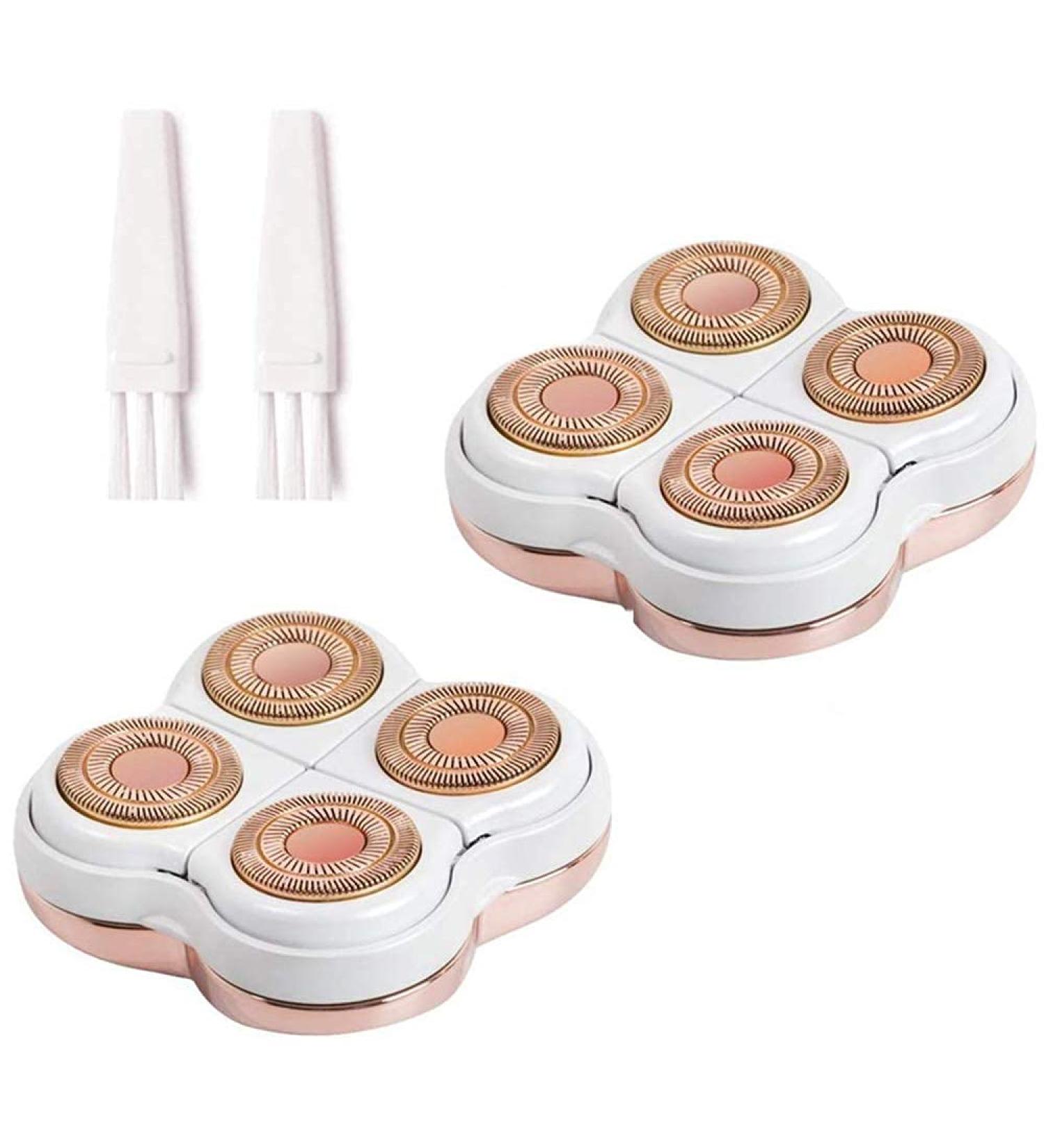 Replacement Heads for Women's Electric Hair Remover - Set of 2 with Brush | Flawless Finishing Touch | As Seen On TV - Buy Online on GoSupps.com