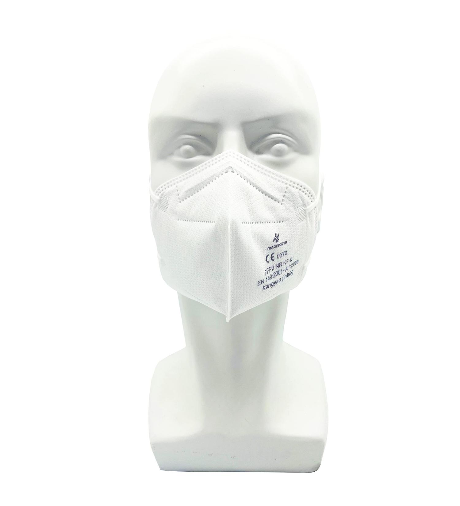 Tradeforth GmbH 100x FFP2 Protective Mask 5-Ply CE0370 - Premium Quality Masks - Buy Online on GoSupps.com