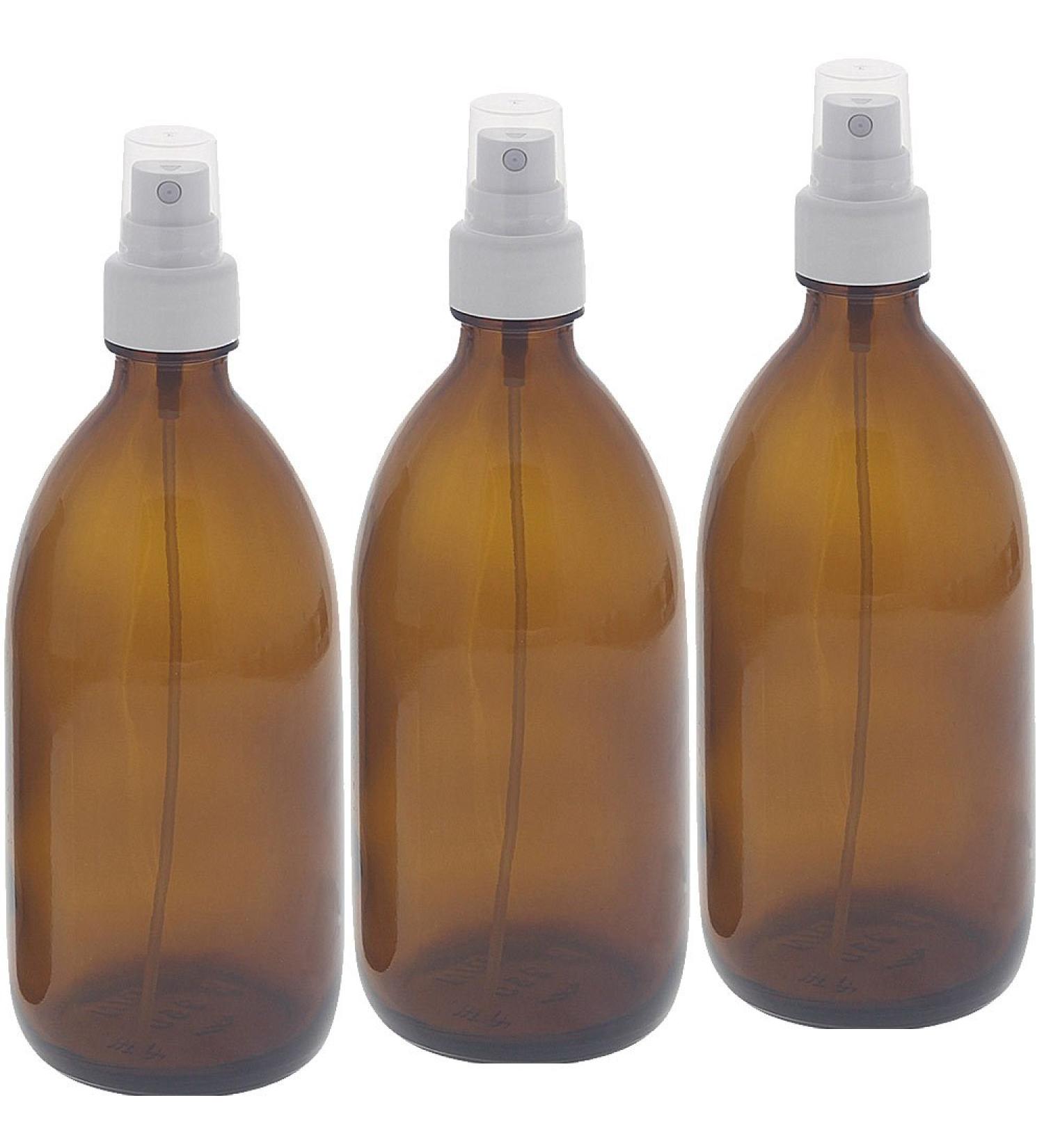 3 250 ml brown glass bottle with atomizer Kosmetex glass spray bottle narrow neck bottle 3 250 ml