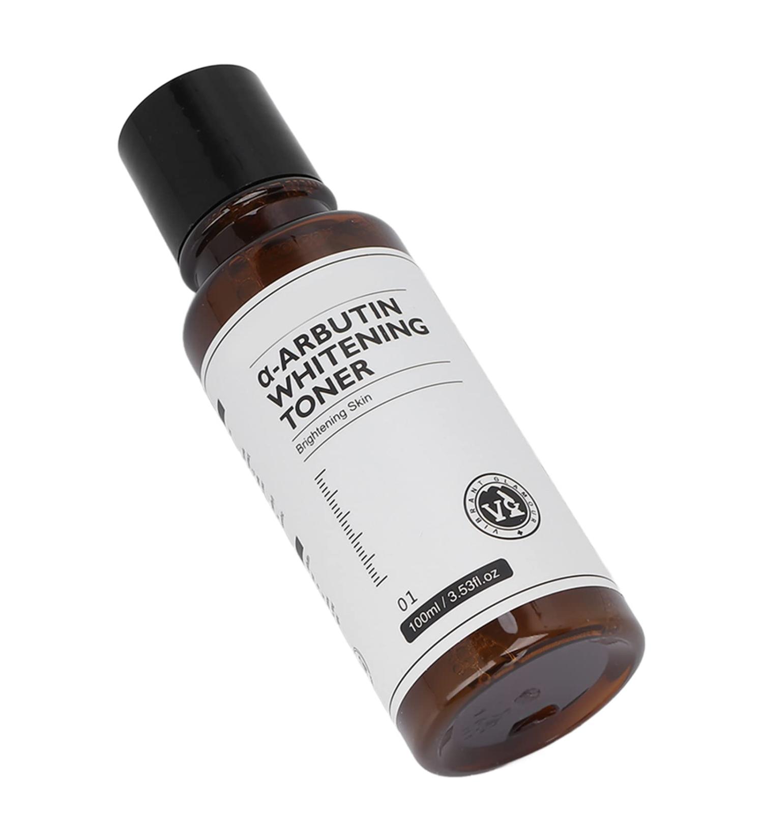 Arbutin Whitening Toner Deep Nourishing Restore Delicate Skin Arbutin Skin Toner 100ml Plant Extract Vitamin C for Daily Use for Rough Skin - Buy Online on GoSupps.com