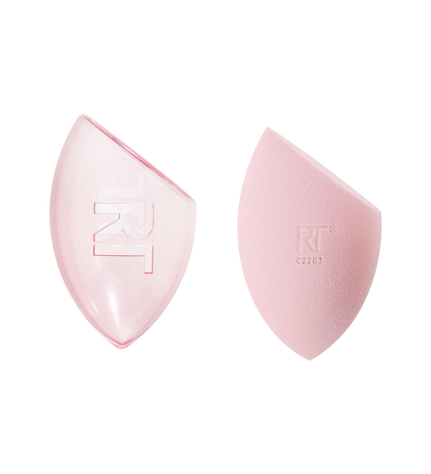 Real Techniques Sunrise To Sunset Miracle Complexion Sponge+Travel Case 2 Pack Pink