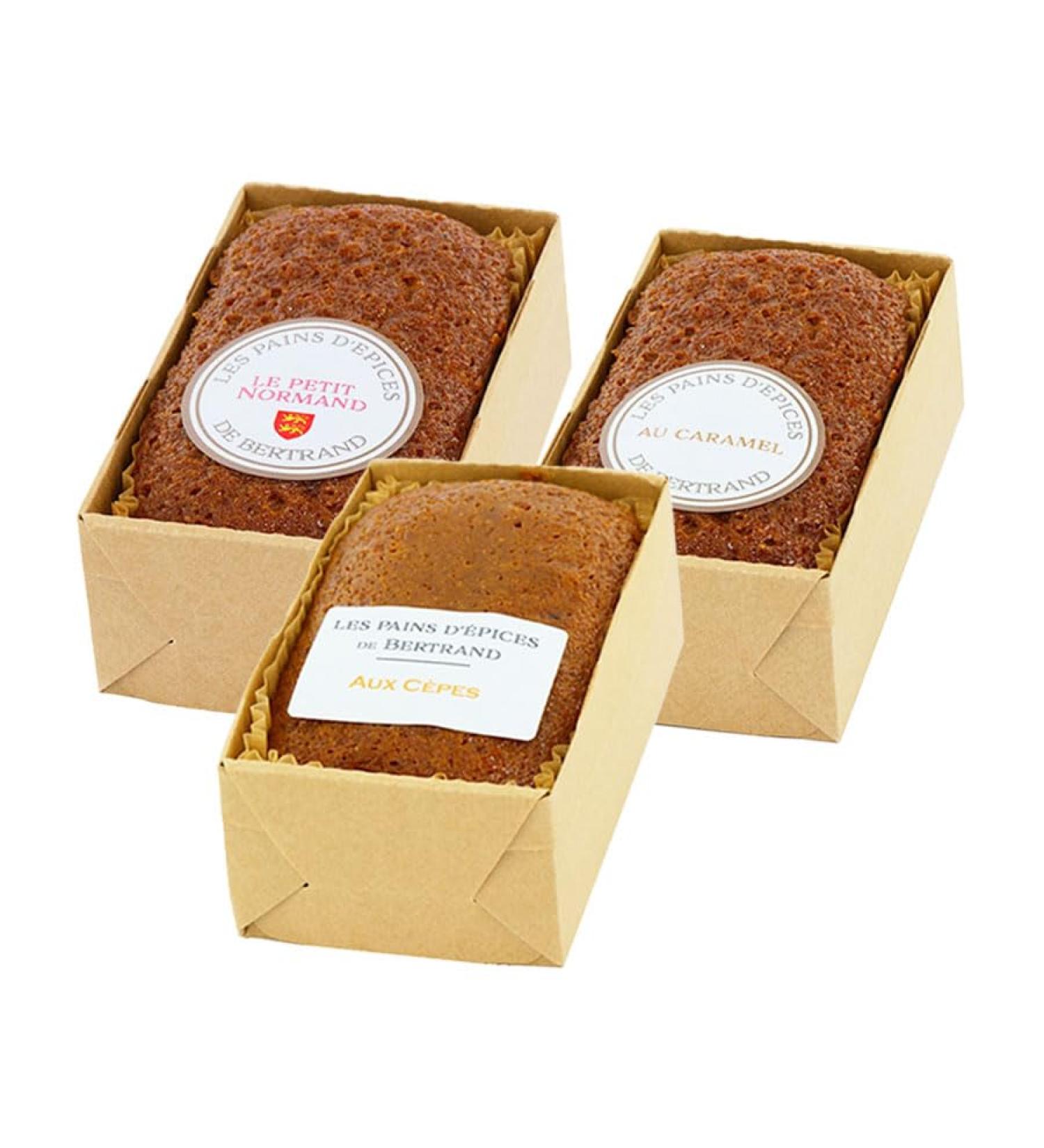 Set of 3 Bertrand gingerbreads 3x270g - Normandy Products