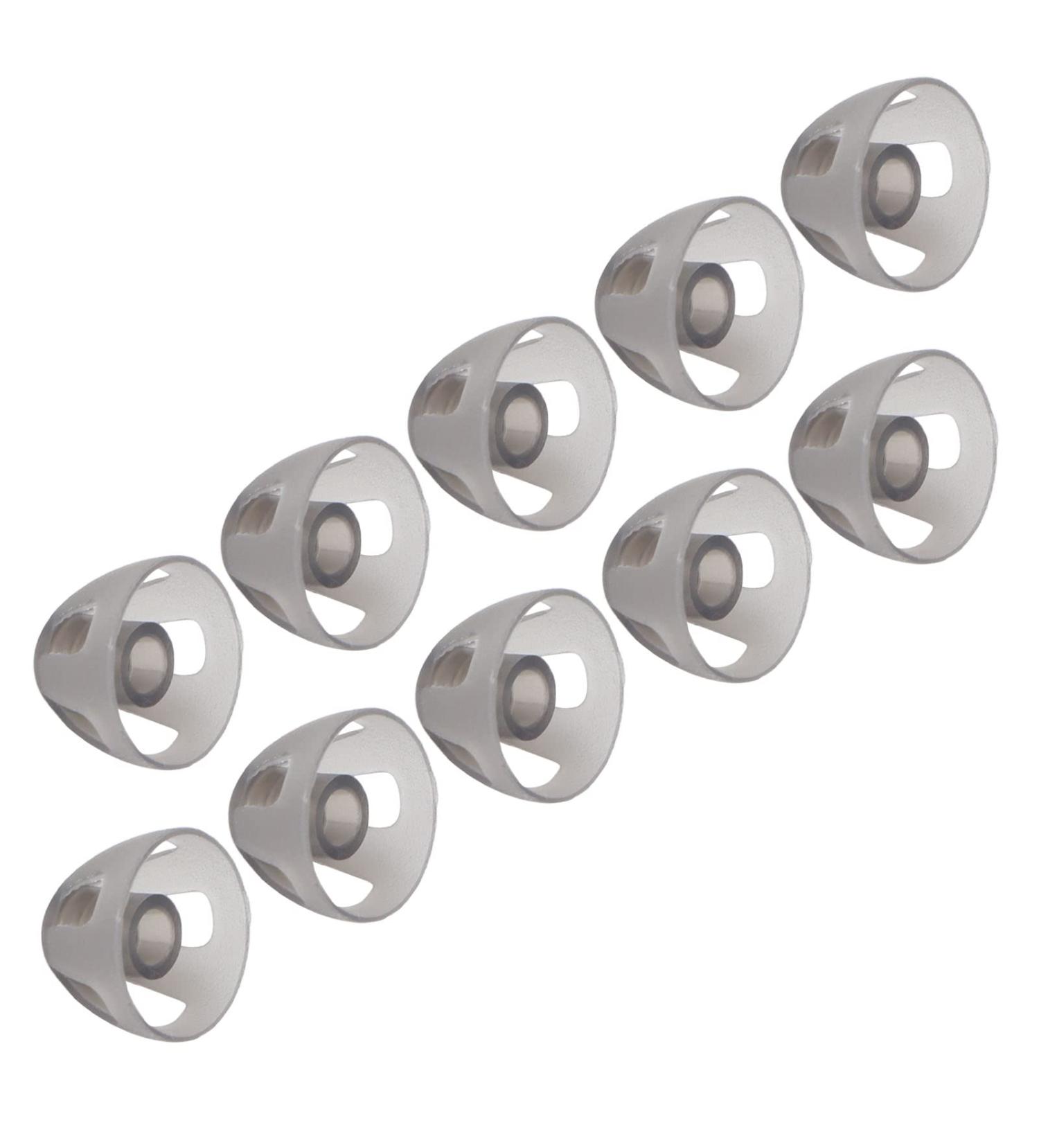 10 Soft Silicone Earplugs for Hearing Aids & Headphones | Open Arched Spare Parts - Buy Online on GoSupps.com