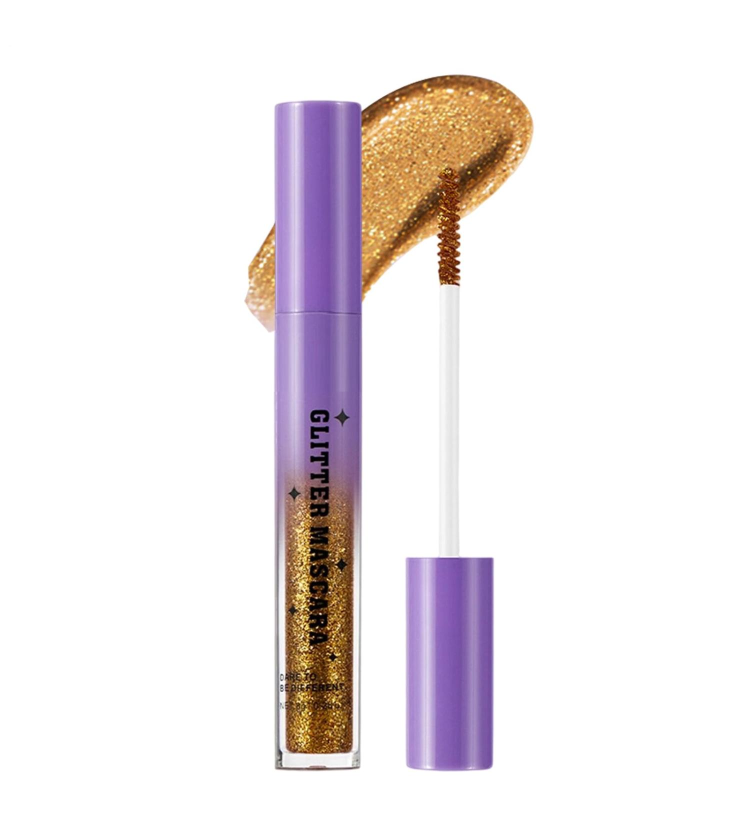  Duvcoywae Glossy Mascara - Waterproof Mascara Lengthening Curling Smudge-Proof Long-Lasting Eyelash Makeup for Women for Weddings Parties Stage and Proms - Buy Online on GoSupps.com