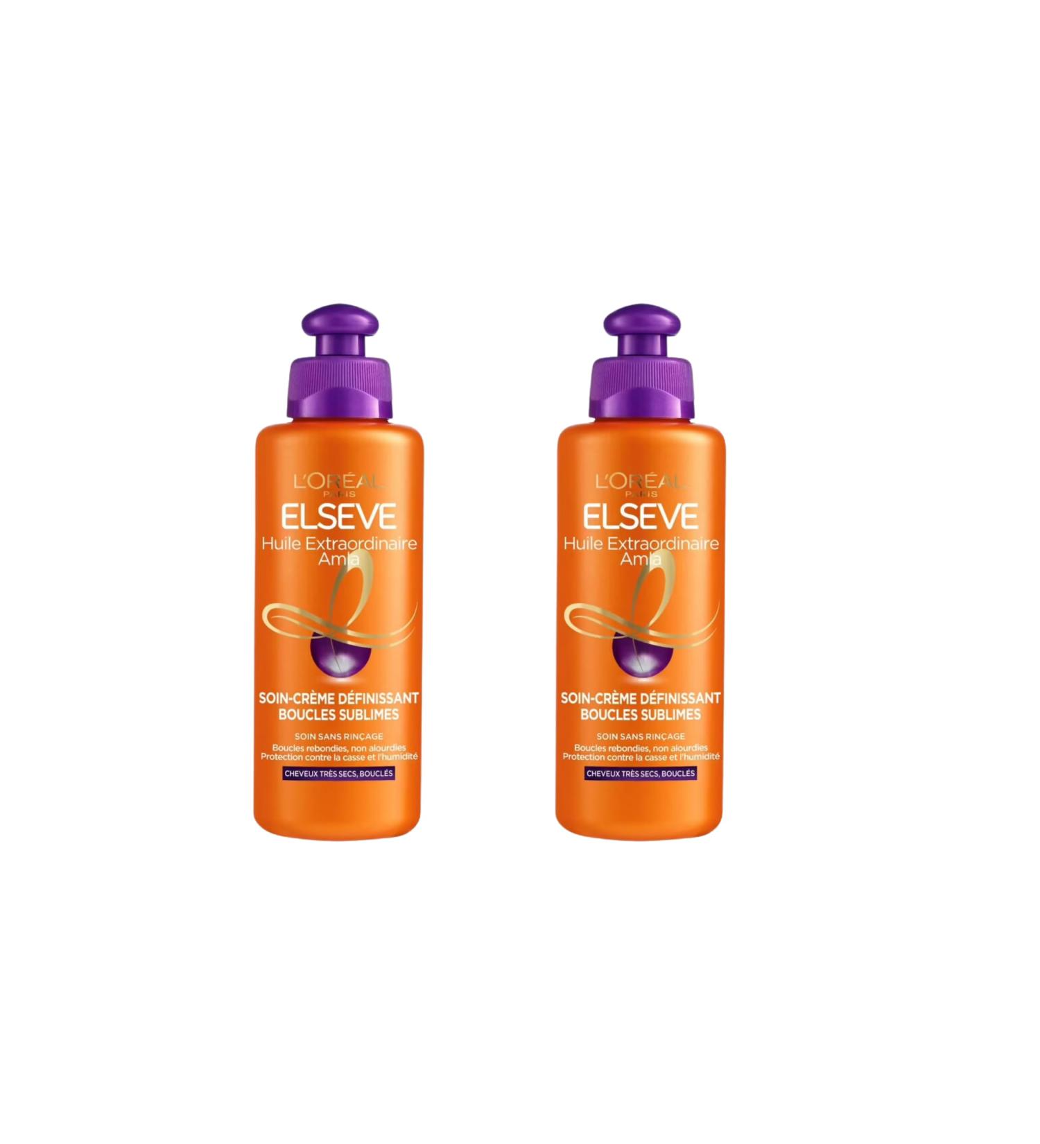 L'Oréal Paris Elseve Huile Extraordinaire Defining Cream Treatment for Curly Hair 200 ml - pack of 2