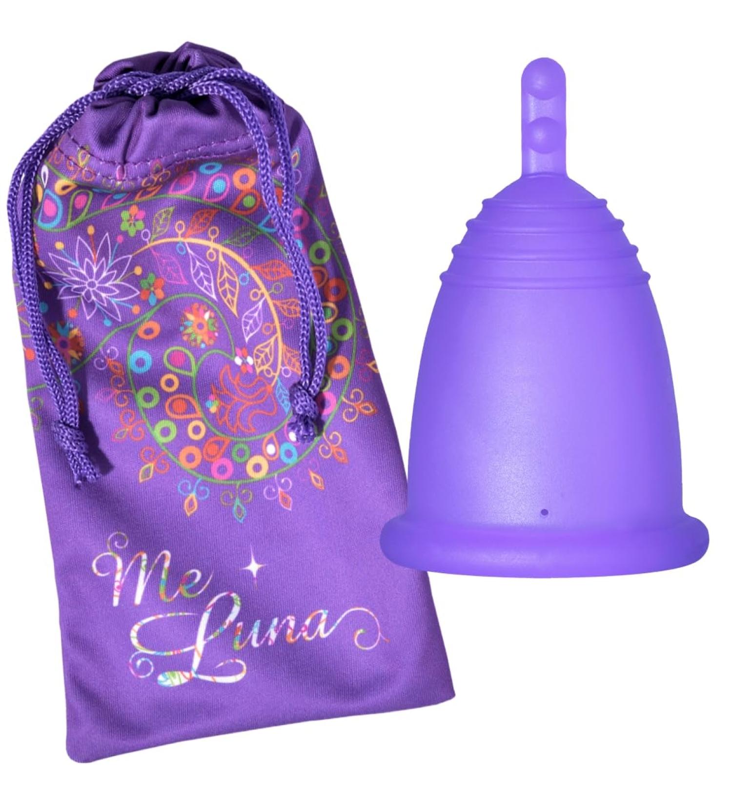 Me Luna Menstrual Cup Sport Size M - Blue-Violet | Eco-Friendly & Comfortable Menstrual Solutions - Shop Internationally - Buy Online on GoSupps.com