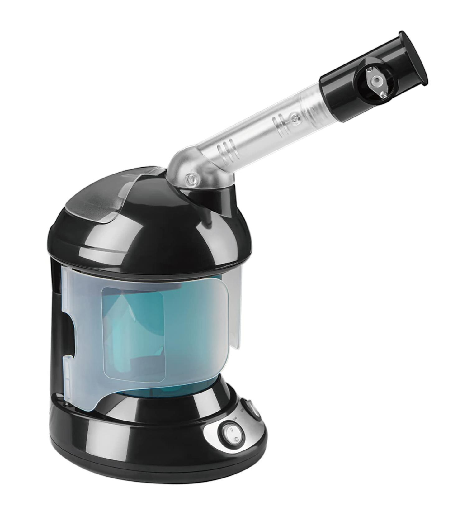 360 Rotatable Ozone Facial Steamer - 40 Min Steam Time - Unclogs Pores - Portable Personal Care - Black - Buy Online on GoSupps.com