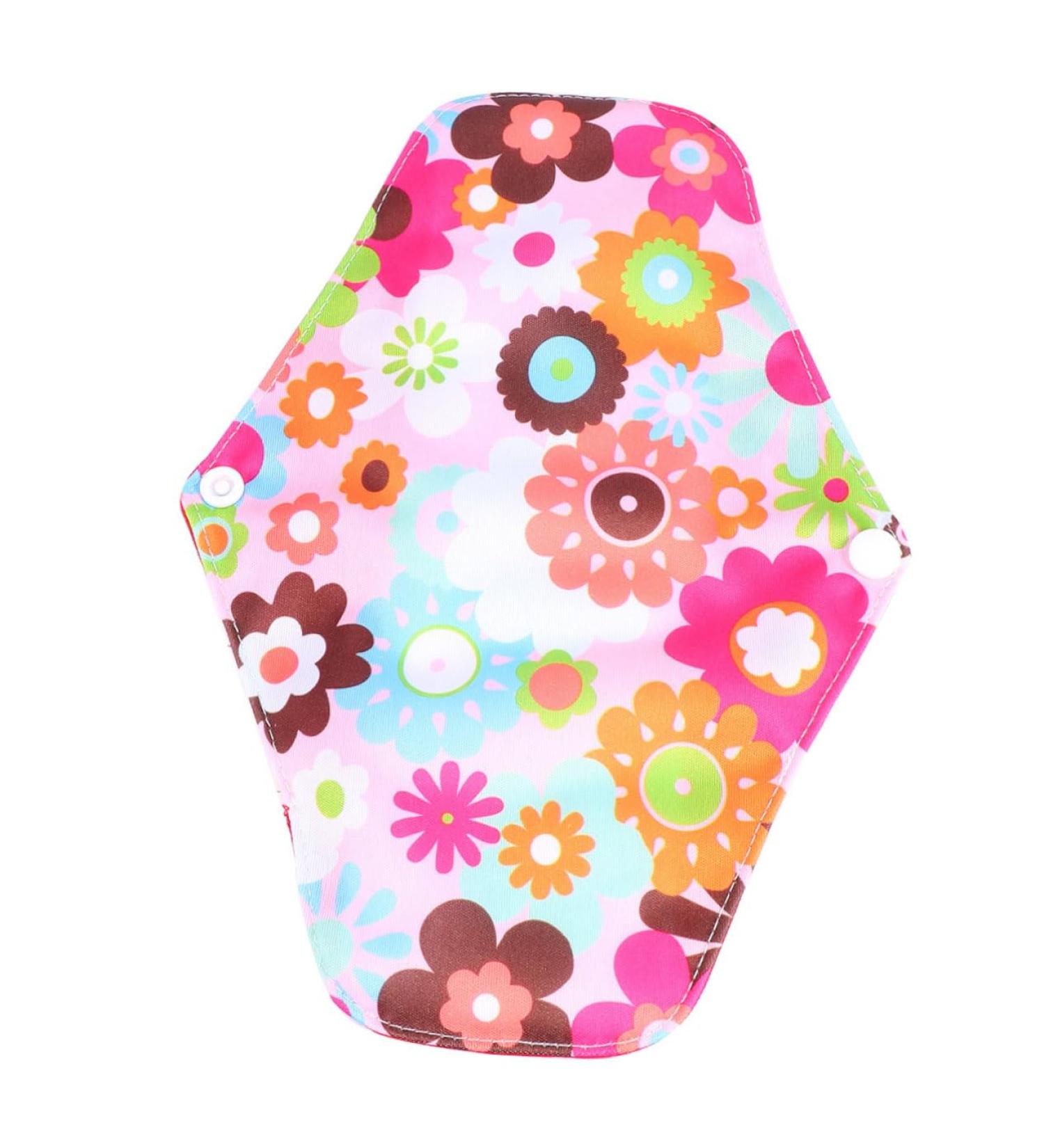 PLAFOPE Washable Cotton Reusable Menstrual Pad 1pc Aunt Towel Maternity Incontinence Pad - Buy Online on GoSupps.com