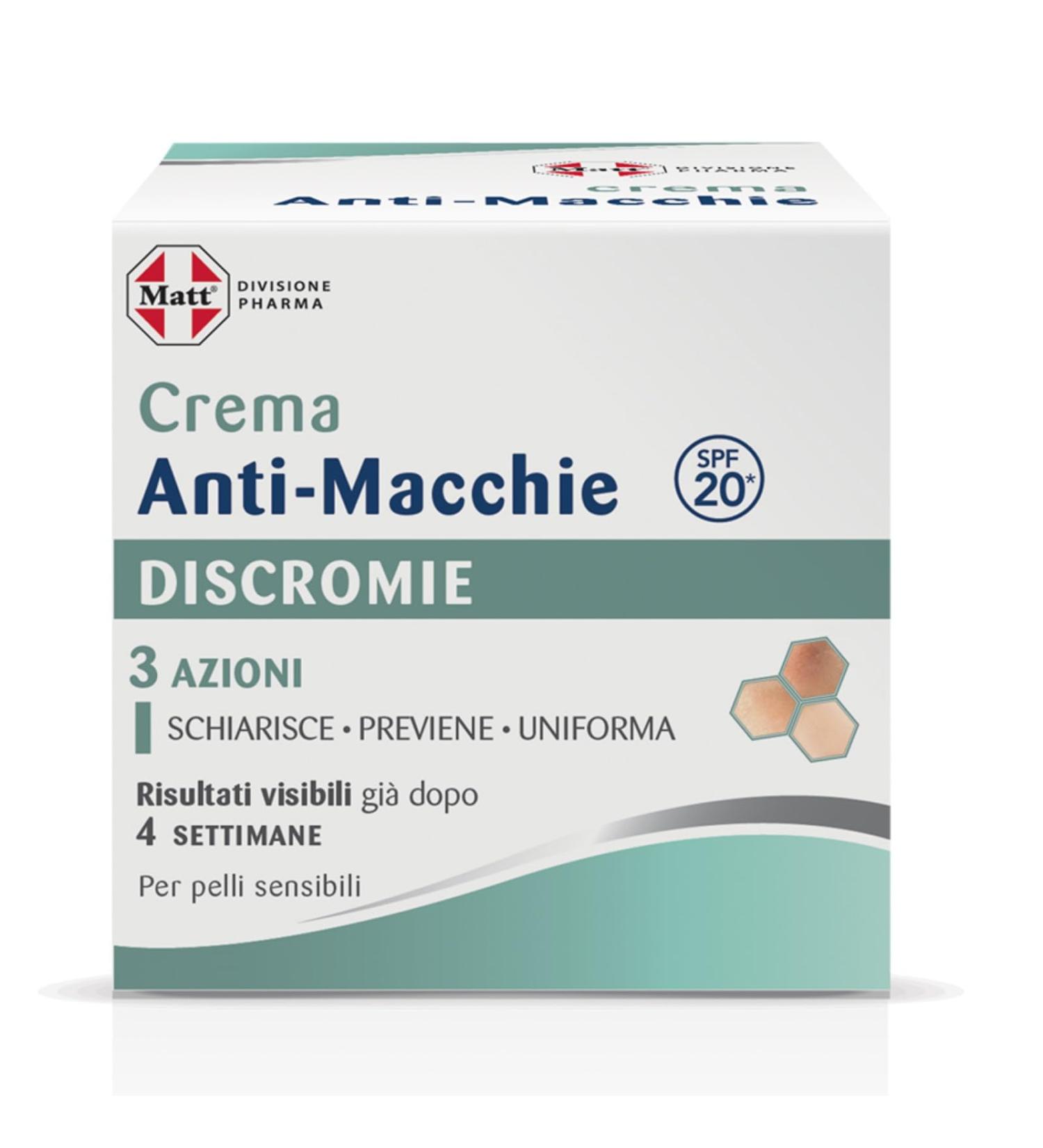  Matt Mattifying anti-dark spot cream ideal for reducing skin discoloration caused by skin aging or sun exposure moisturizes and protects the skin from UVA rays with SPF 20 50 ml - Buy Online on GoSupps.com