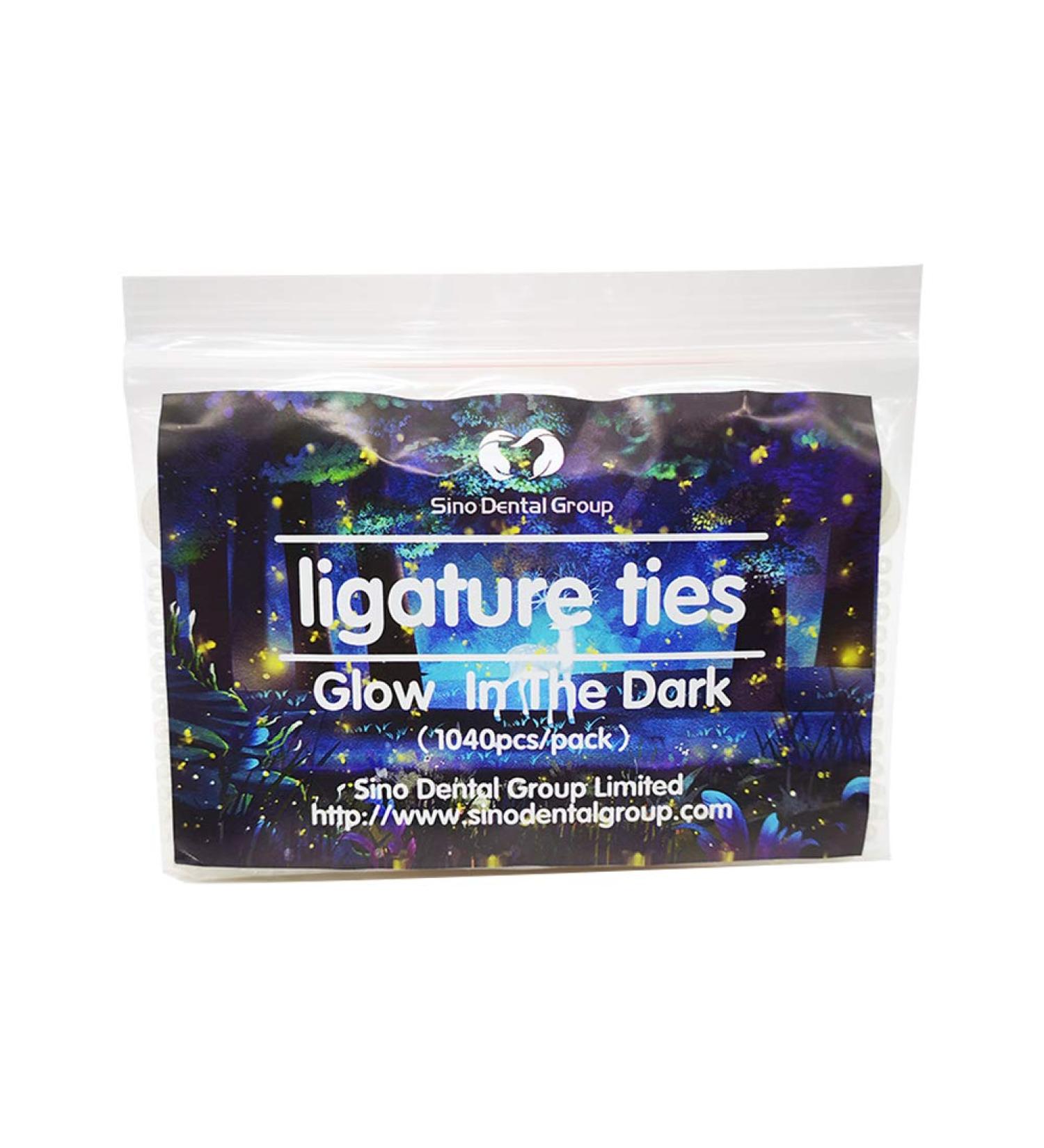 Dental Orthodontic Colorful Braces Ties - Glow In The Dark 1040pcs/pack - FDA Certified - Buy Online on GoSupps.com