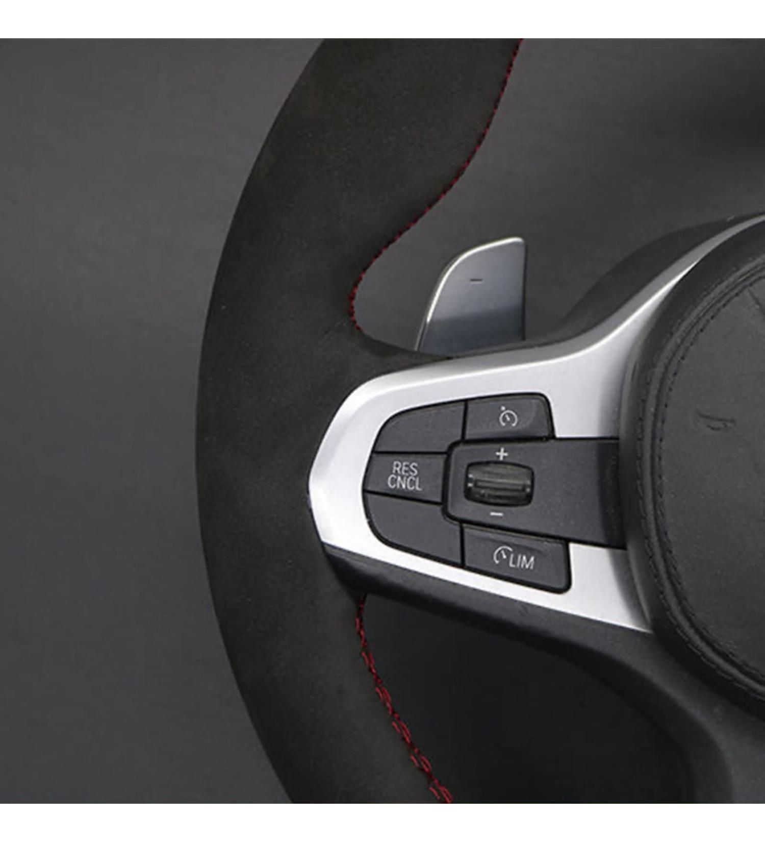 For BMW M Sport G30 G31 G32 G20 G21 X3 G01 X4 G02 X5 G05 G14 G15 G16 DIY Black Wear-resistant Car Steering Wheel Cover - Buy Online on GoSupps.com
