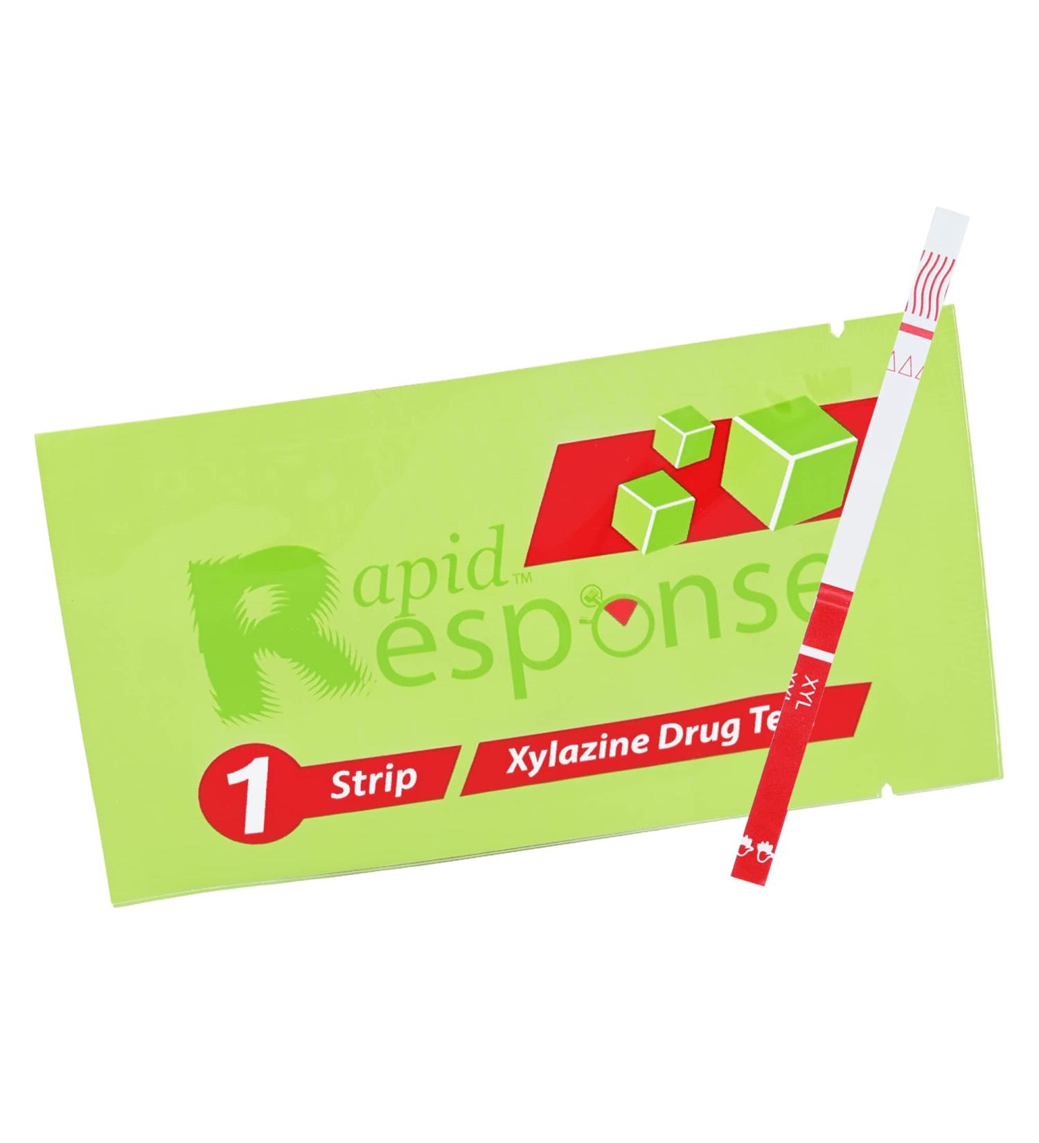 Rapid Response Xylazine Test Strips - Liquid/Powder (100 strips/box) - Buy Online on GoSupps.com