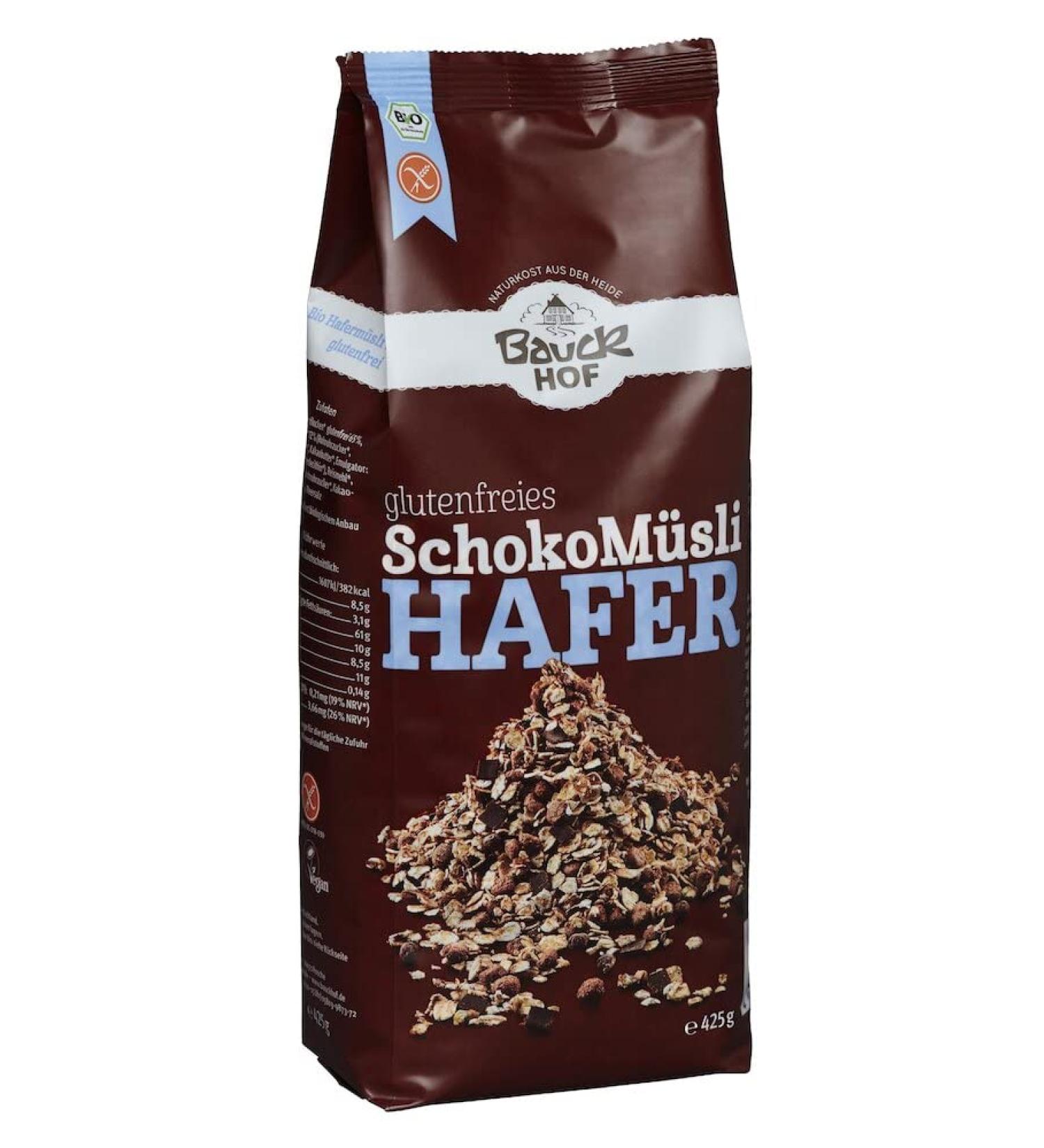 Bauck Bauckhof Chocolate Oat Cereal Gluten-Free Organic (6 x 425 g)