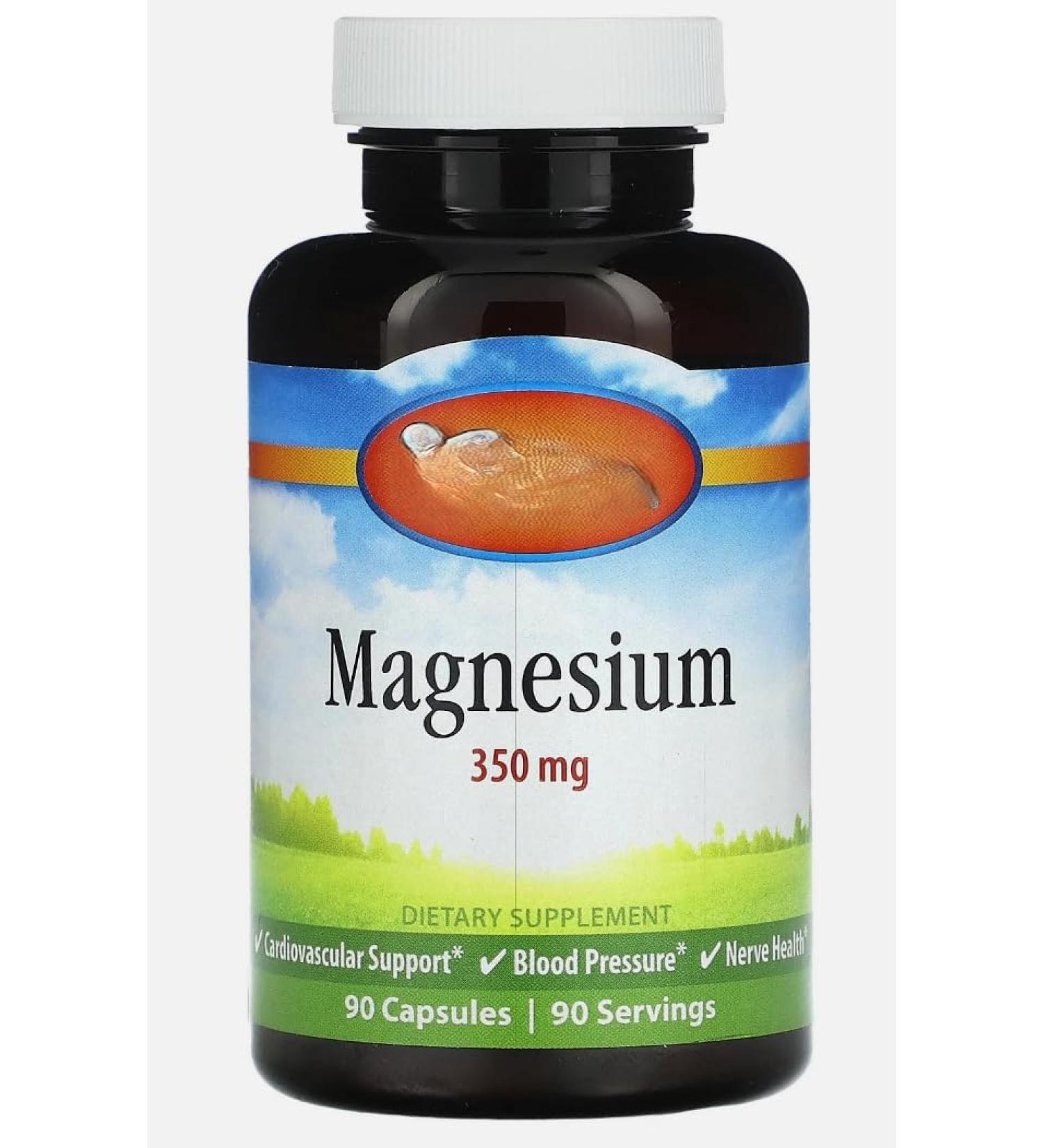 LArksh Norwegian Food Sups Magnesium350mg 90 Caps - Buy Online on GoSupps.com