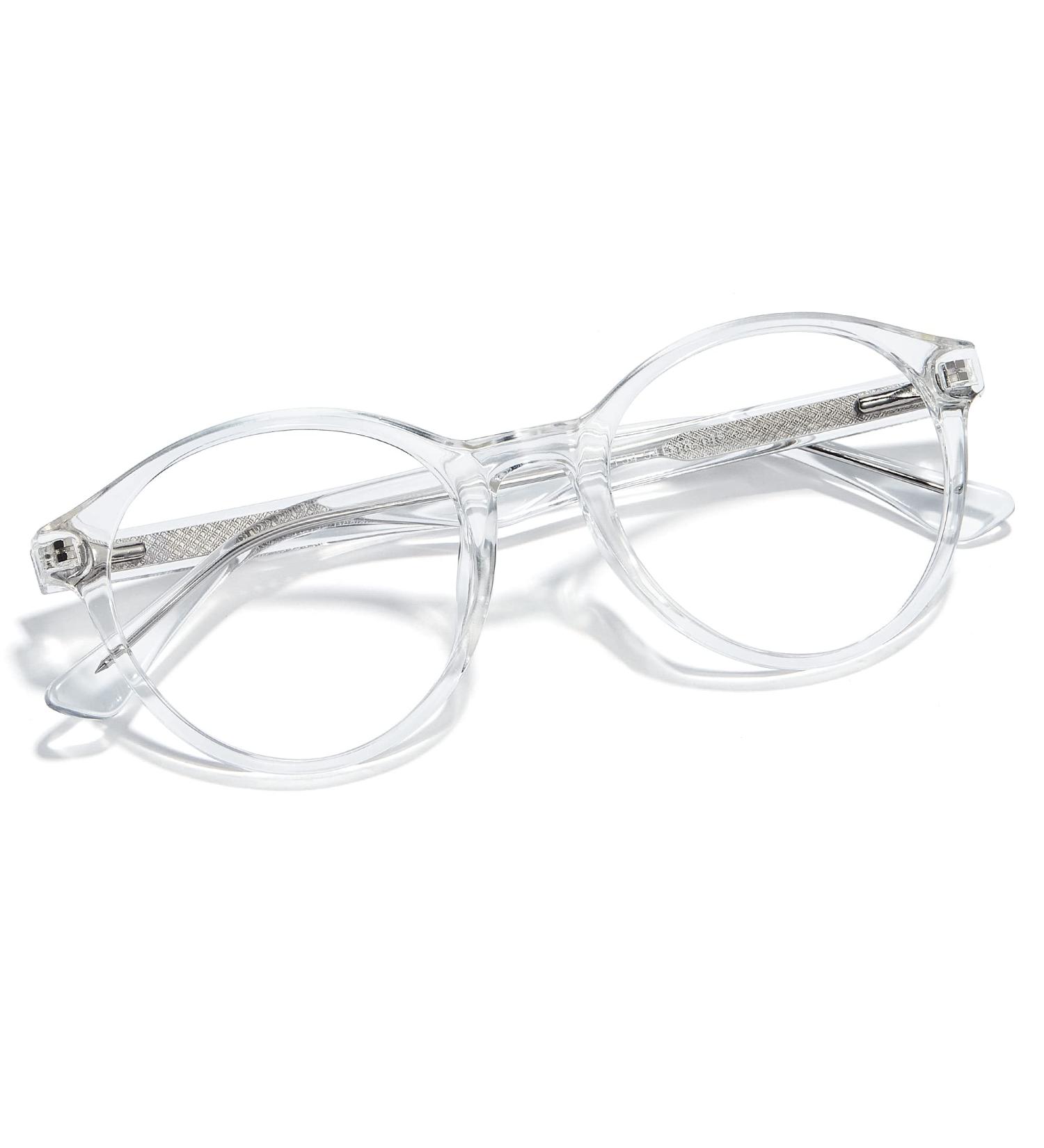 Cyxus Retro Round Blue Light Blocking Glasses 2022 - Anti Glare & Eye Strain for Men and Women - Buy Online on GoSupps.com