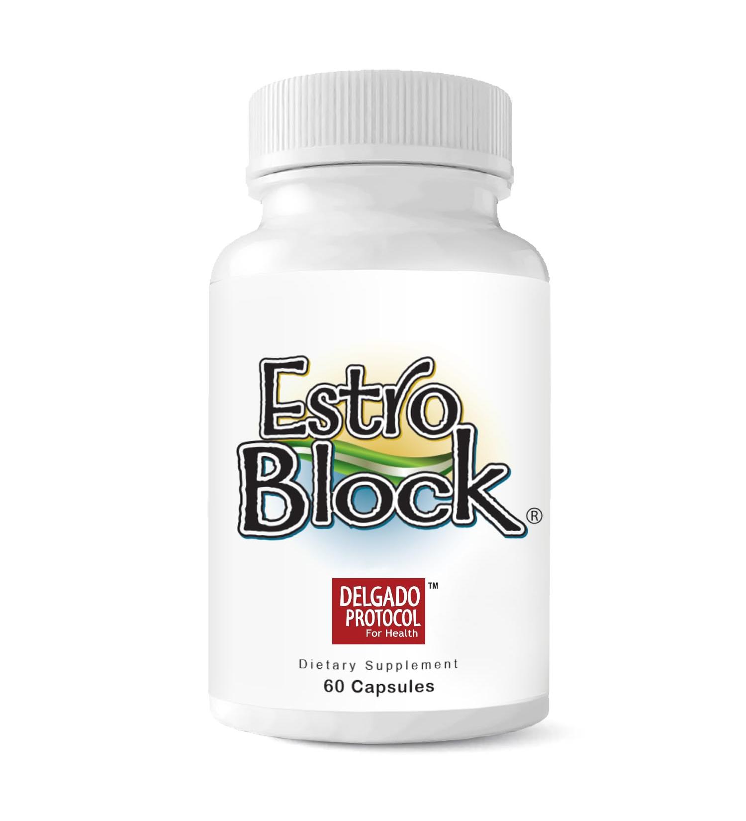 Delgado Protocol Estro Block - Estrogen Balance Supplement for Clear Skin & Body Defenses - Original Formula 60 Capsules - Buy Online on GoSupps.com
