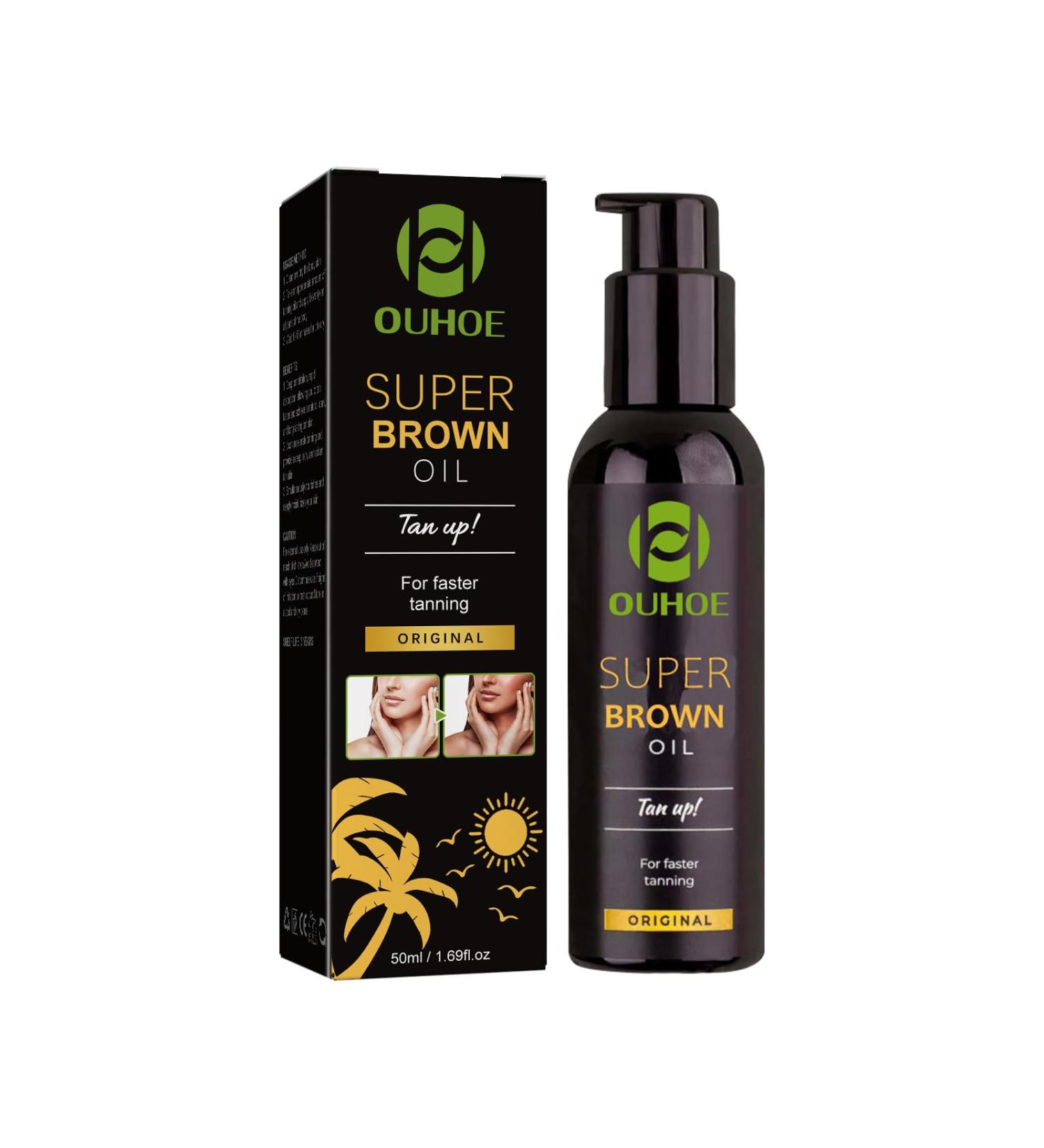 AMALIA Super Brown Tanning Oil Original Formula Fast-Acting Deep Moisturizing Suntan Oil 1.69 fl.oz - Buy Online on GoSupps.com