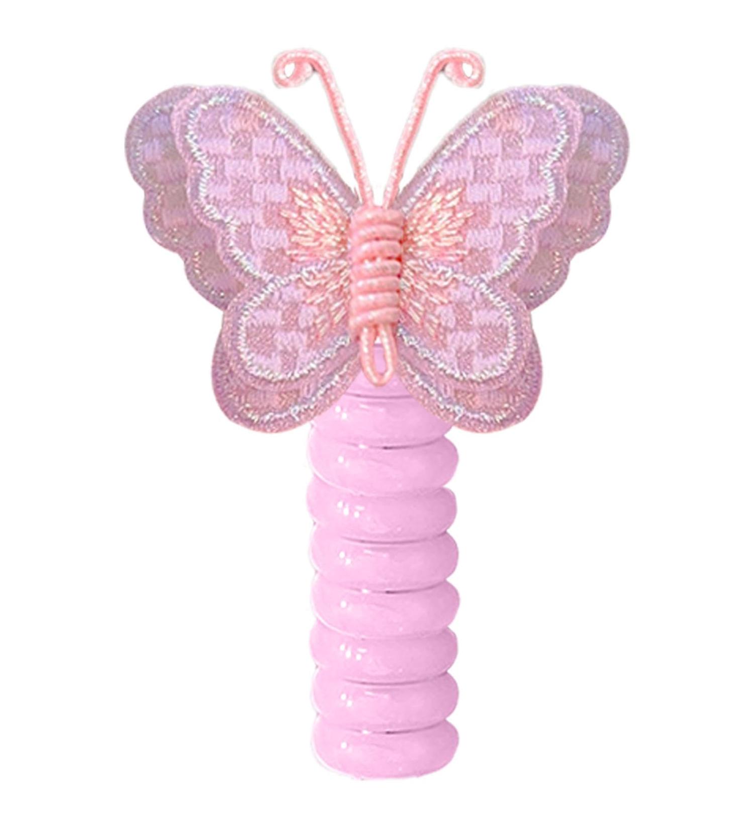 Telephone Wire Hair Bands Braided Hair Ties Colorful Elastic Telephone Cord Hair Ties For Halloween Birthday Parties Purple - Buy Online on GoSupps.com