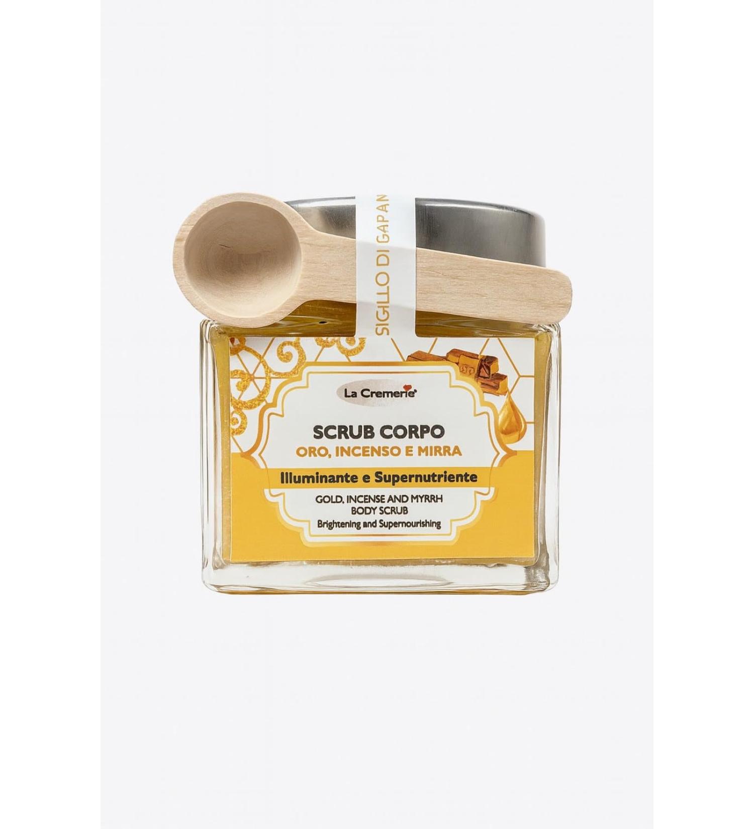 La Cremerie 24 K Gold Body Scrub with Jaluronic Acid & Plant Stem Cells 300 g