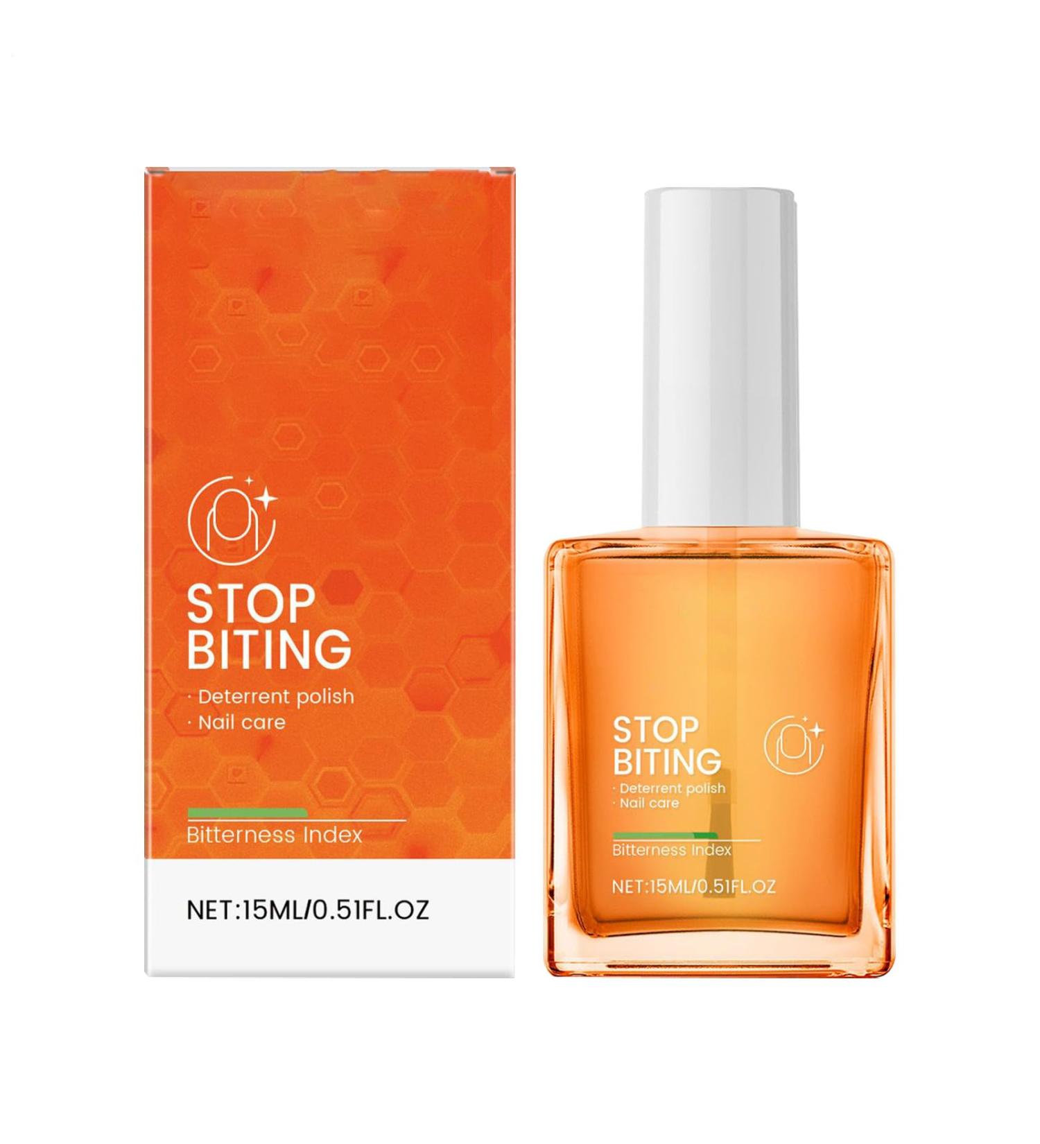 Anti-bite nail polish for Gentle protector and | Moisturizing Care Oil 15 ml for Babies and Adults | Safe thumb-sucking deterrent for stronger nails - Buy Online on GoSupps.com