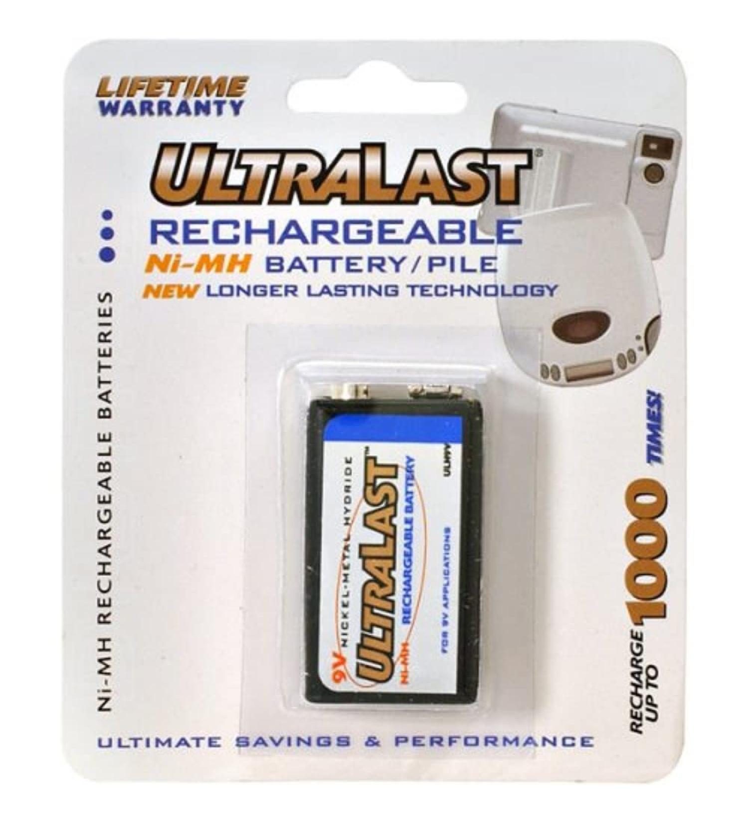 AGAIN AND AGAIN UL9V Rechargeable NiMH Battery UL9V