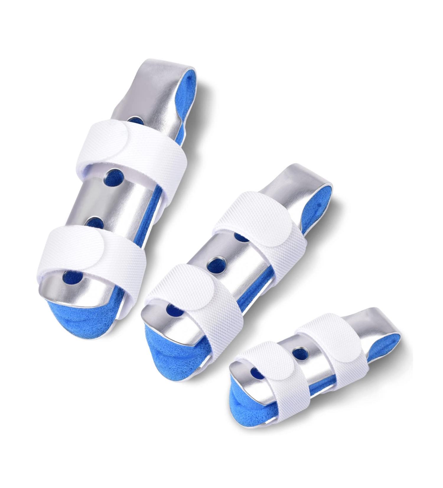 Sopito Finger Rail - 3 Piece Finger Protection Stacks for Arthritis & Immobilized Fingers - Blue - Buy Online on GoSupps.com
