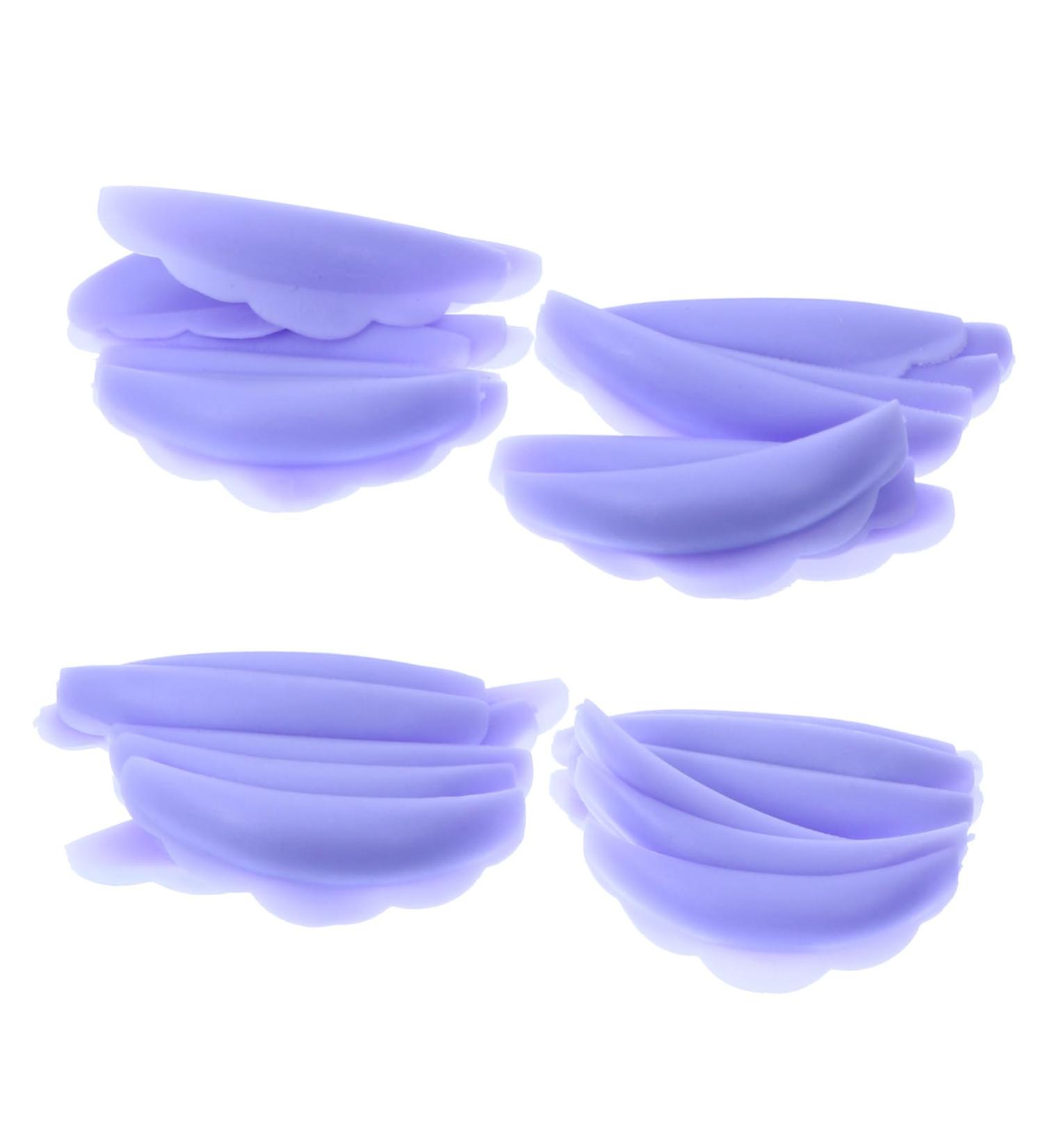 DOITOOL 60 Pairs Eyelash Silicone Patch Silicone Patches Eyelash Perm Kit Eyelash Perm Pads Lash Shield Medium Eyelash Curlers Eyelash Lift Tool Purple Makeup Tools Curly - Buy Online on GoSupps.com