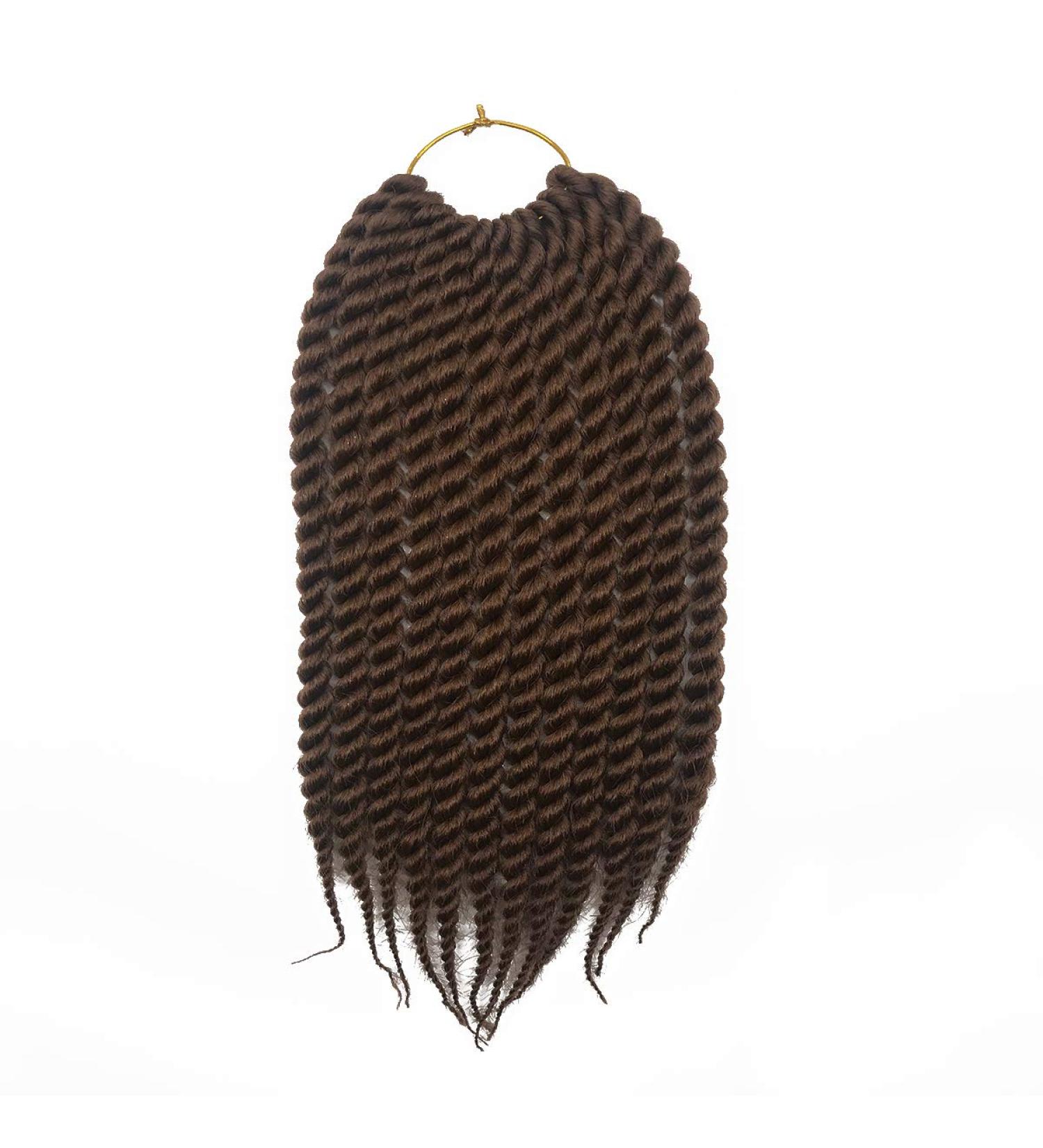 Coolbers 18 Inch Havana Mambo Twist Braids - Synthetic Crochet Hair Extensions for Women - Handmade Twist Braids #30 - Buy Online on GoSupps.com