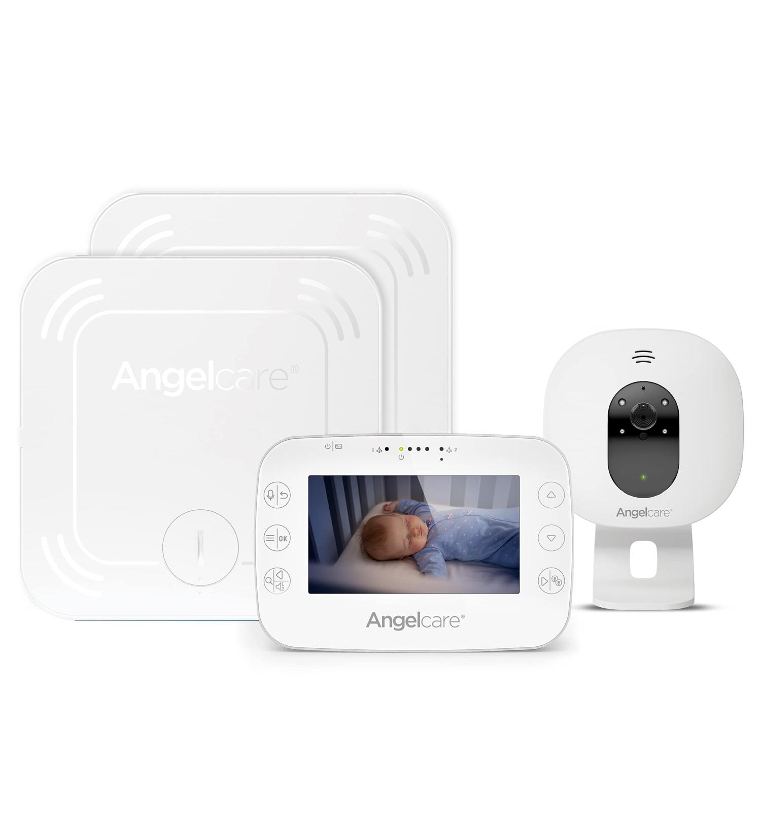 Buy Angelcare SmartSensor Pro 3 - 3-in-1 Video Audio & Motion Monitor with Wireless Sensor Mats & Temperature Display - Global Shipping Available - Buy Online on GoSupps.com