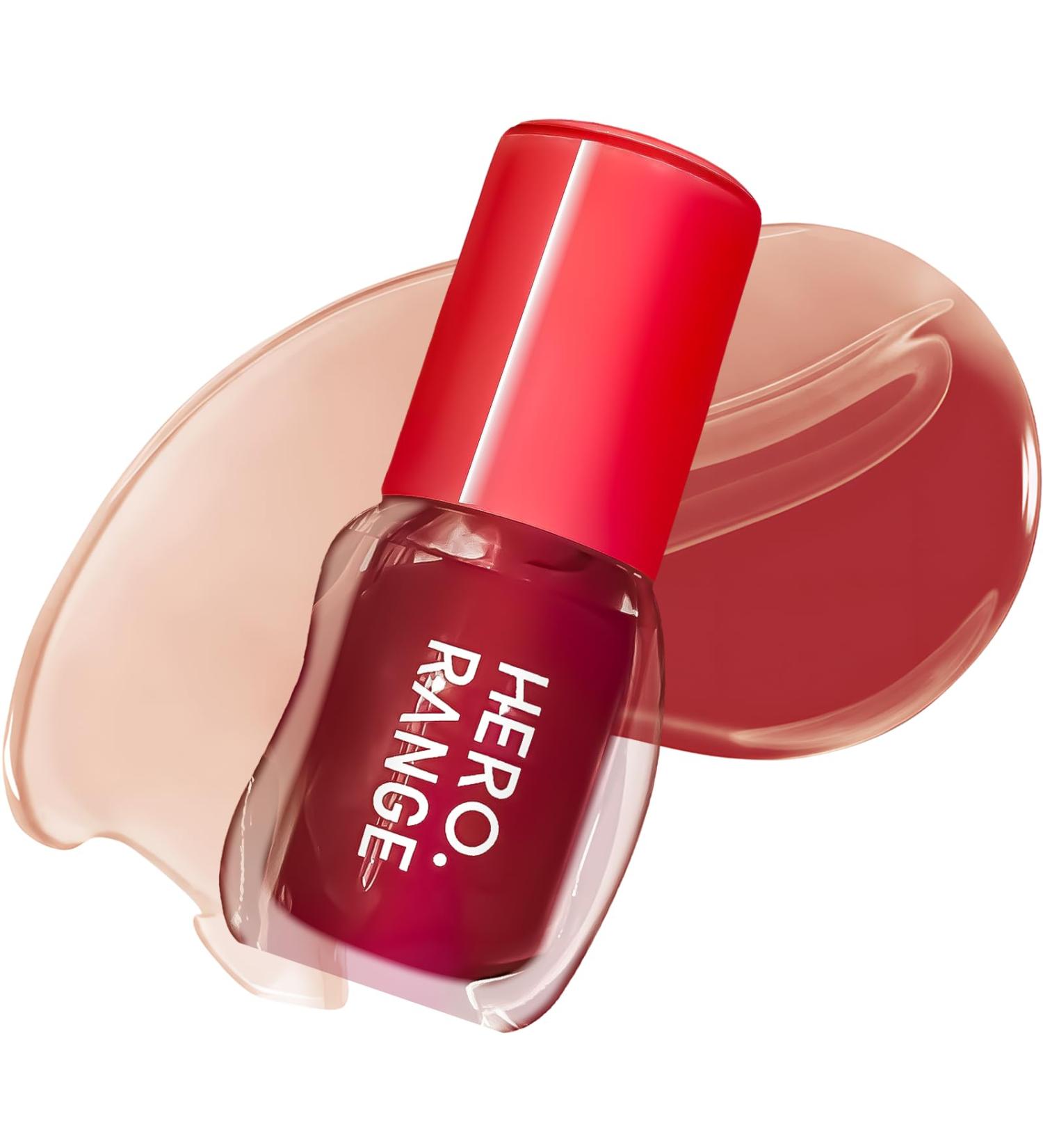 Volumizing Gloss & Tinted Lip Glaze Balm - Hydrating Juicy Lip Plumper | High-Shine Red Moisturizing Liquid Lipstick - Long-Lasting Non-Sticky & Nourishing - Buy Online on GoSupps.com