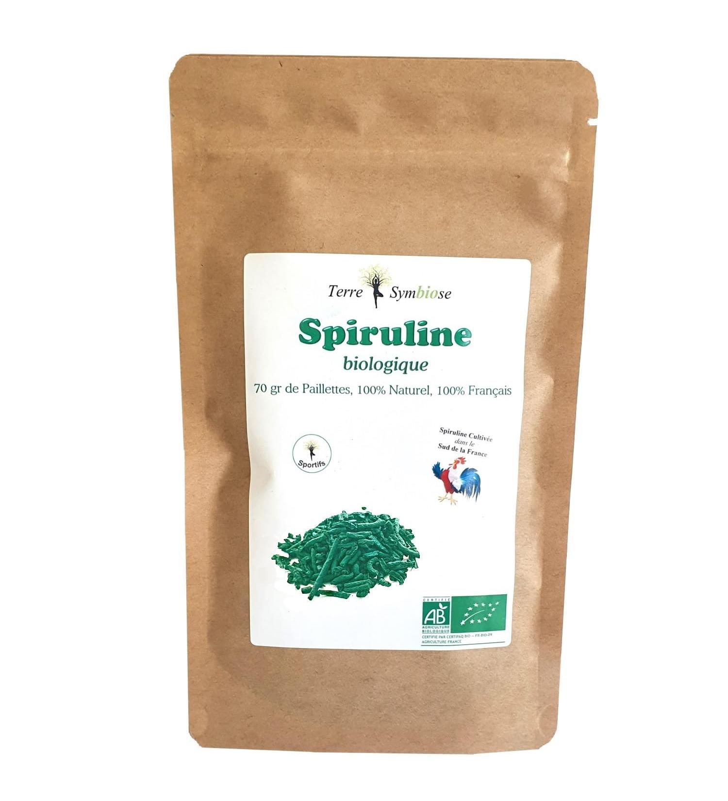 Spirulina Glitter French Organic - 70g - Buy Online on GoSupps.com