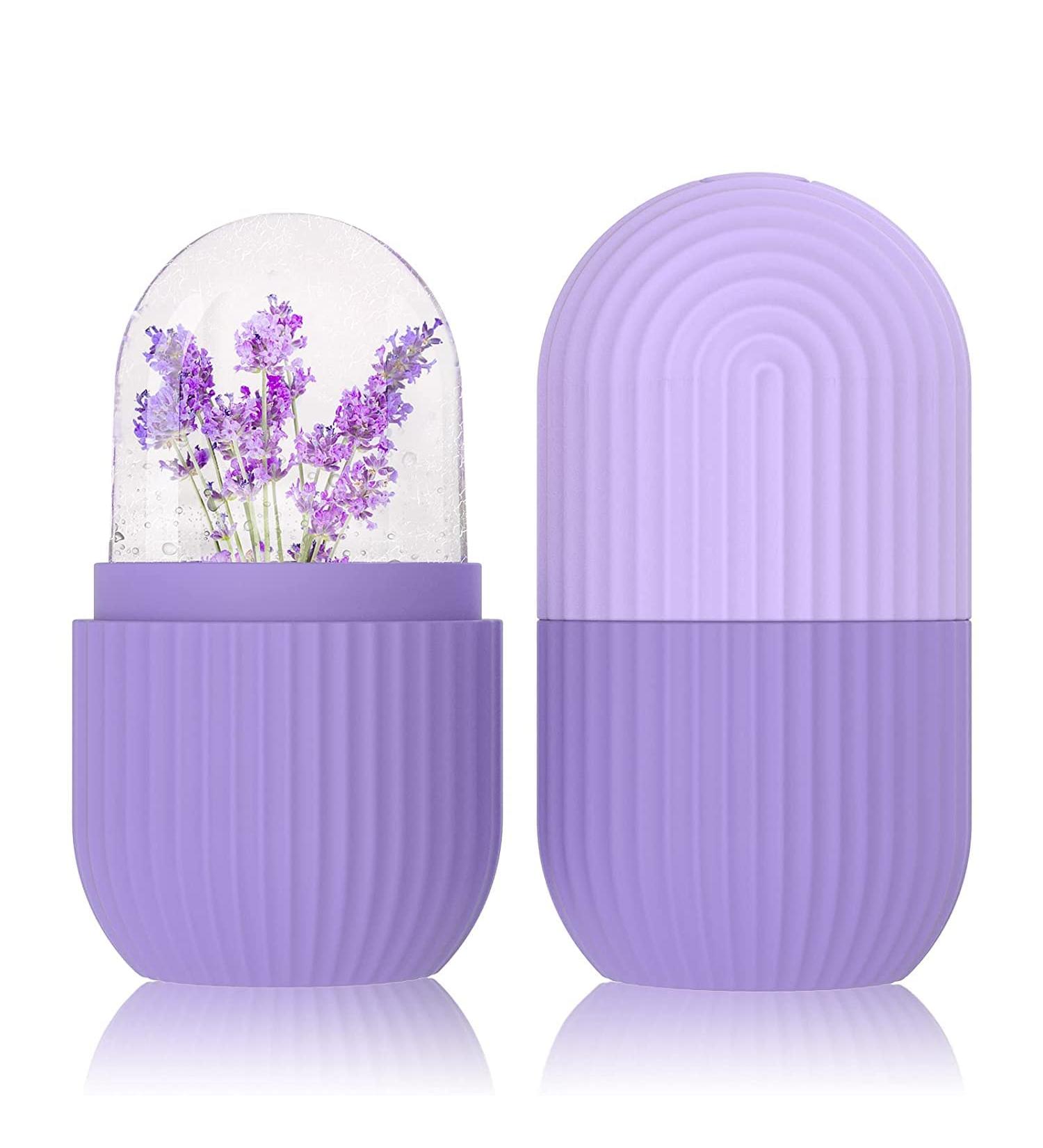 Buy Purple Ice Facial Roller - Reduce Puffiness & Massage for Eyes Neck & Face | International Shipping Available - Buy Online on GoSupps.com