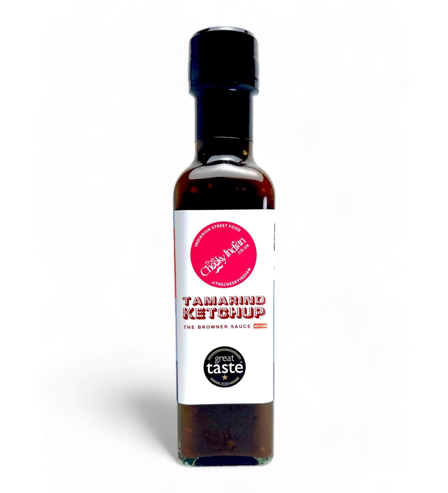 Cheeky Indian Tamarind Ketchup 220g - Organic, Sweet & Tangy Sauce for Marinades, Dips - Dairy & Gluten Free - Buy Online on GoSupps.com