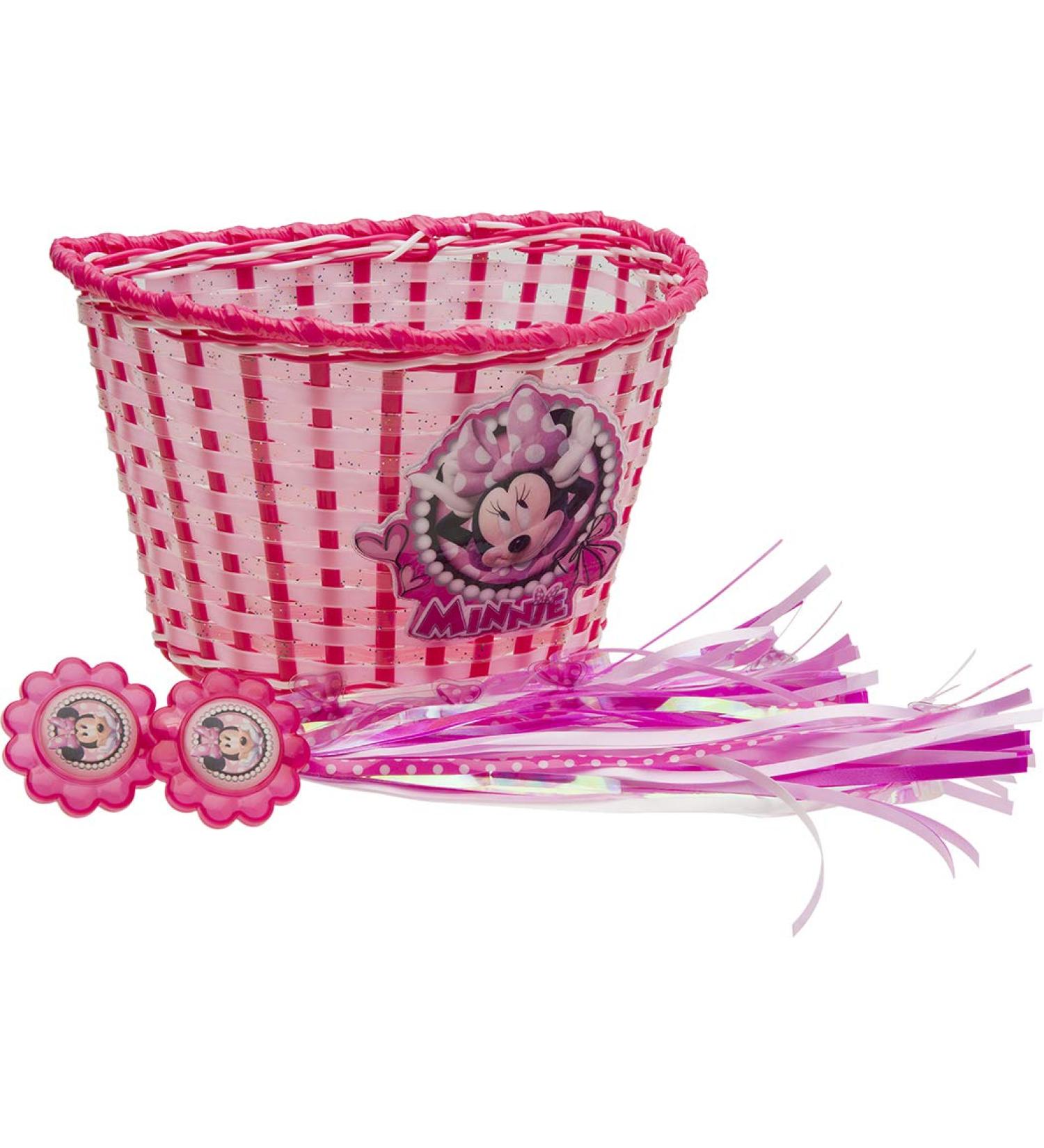 Disney Minnie Mouse Bike Basket & Streamer Combo by Bell