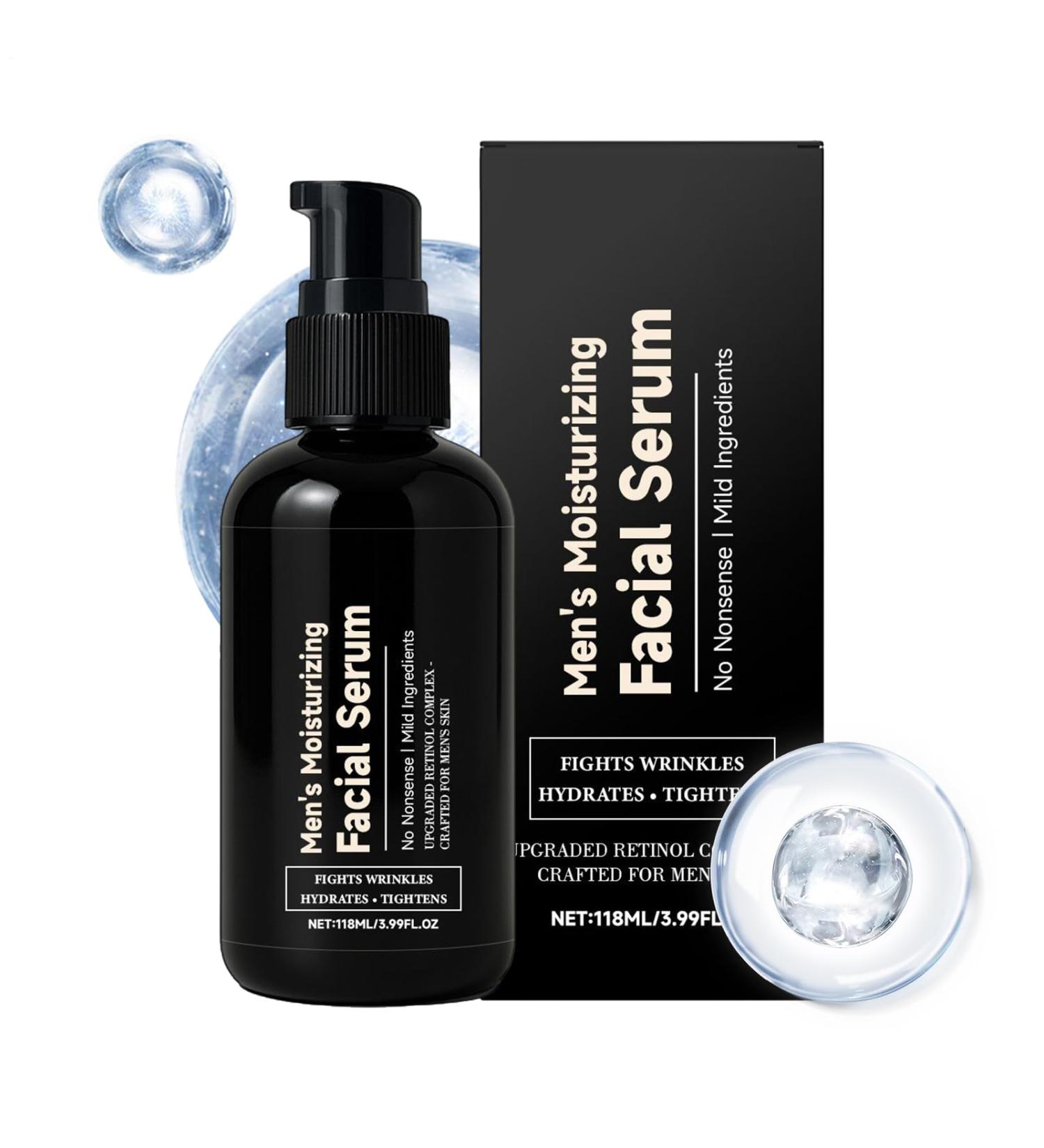 Moisturizing Cream for Men | 118ml Natural and Light Moisturizing Lotion - Natural Face Cream - Daily Day Night Makeup Travel Spa Sun After Sun - Buy Online on GoSupps.com