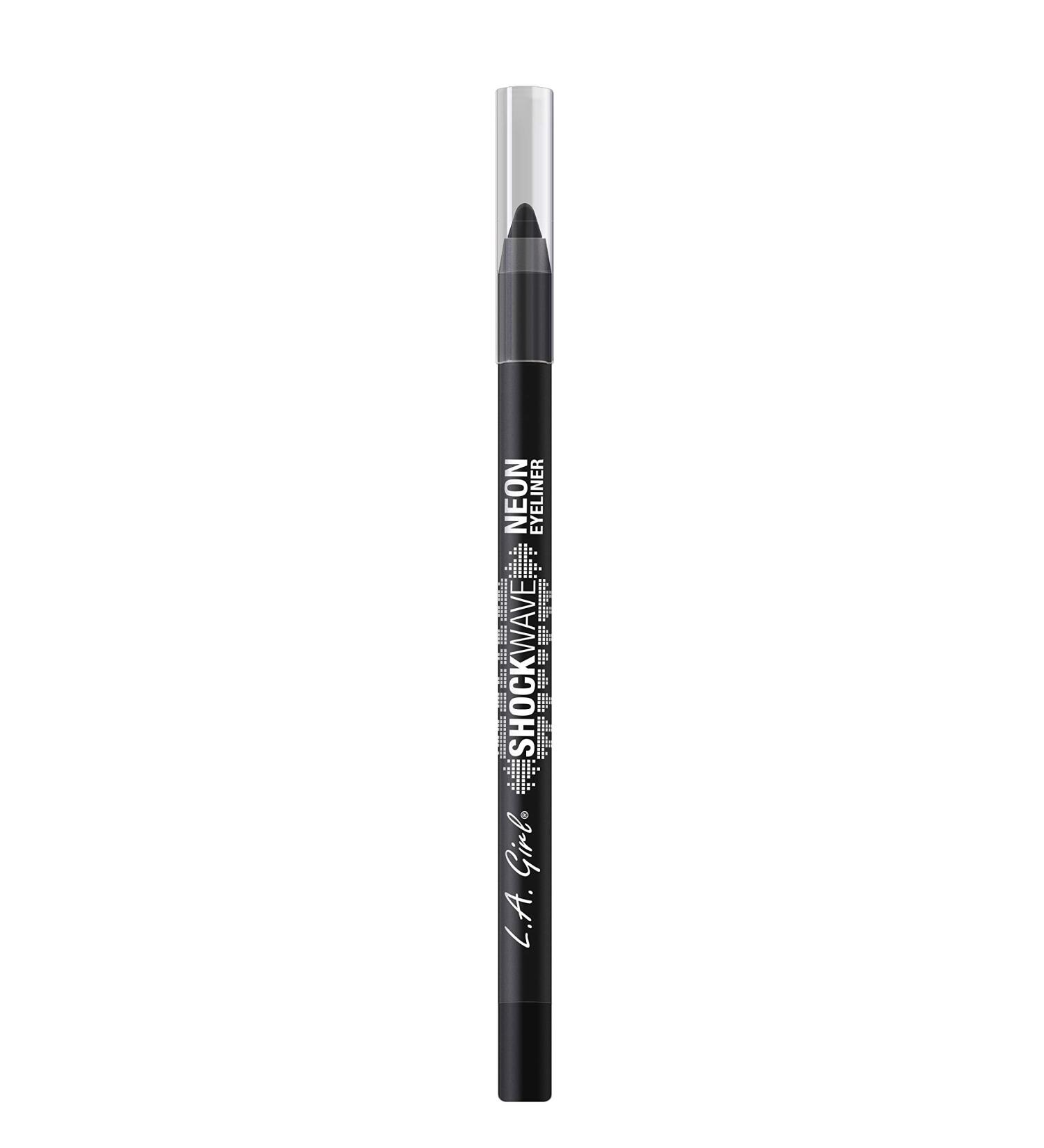Shop L.A. Girl Shockwave Neon Eyeliner Blackout 0.04 oz - Bold, Long-lasting Color - Buy Online on GoSupps.com