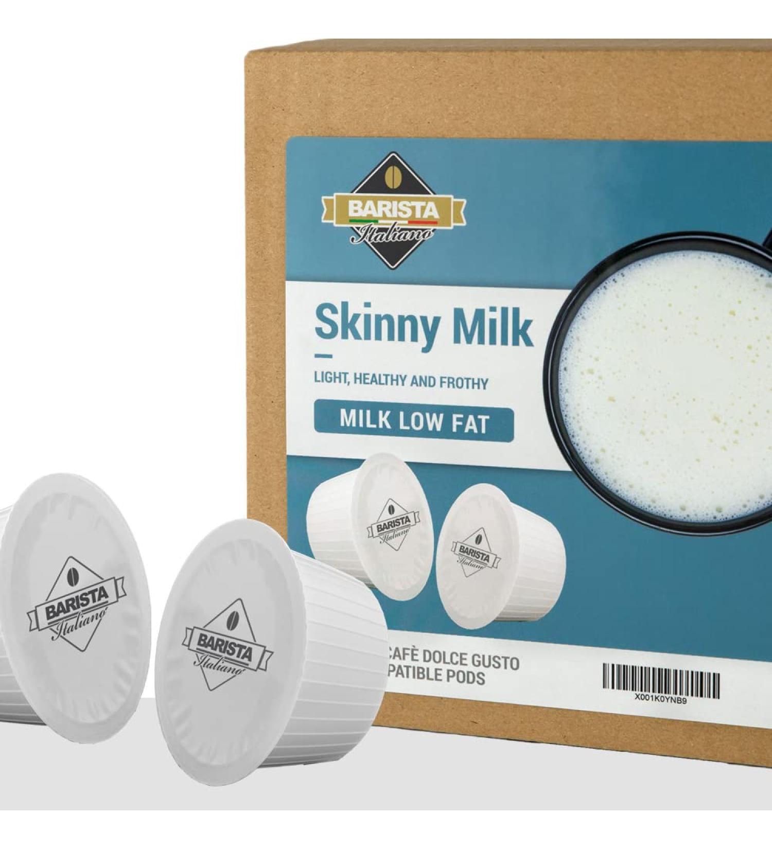 Barista Italiano - Skimmed Milk Capsules - 60 Capsules Compatible with Dolce Gusto * Machines (Skimmed Milk 60 Capsules 60 Portions) - Buy Online on GoSupps.com