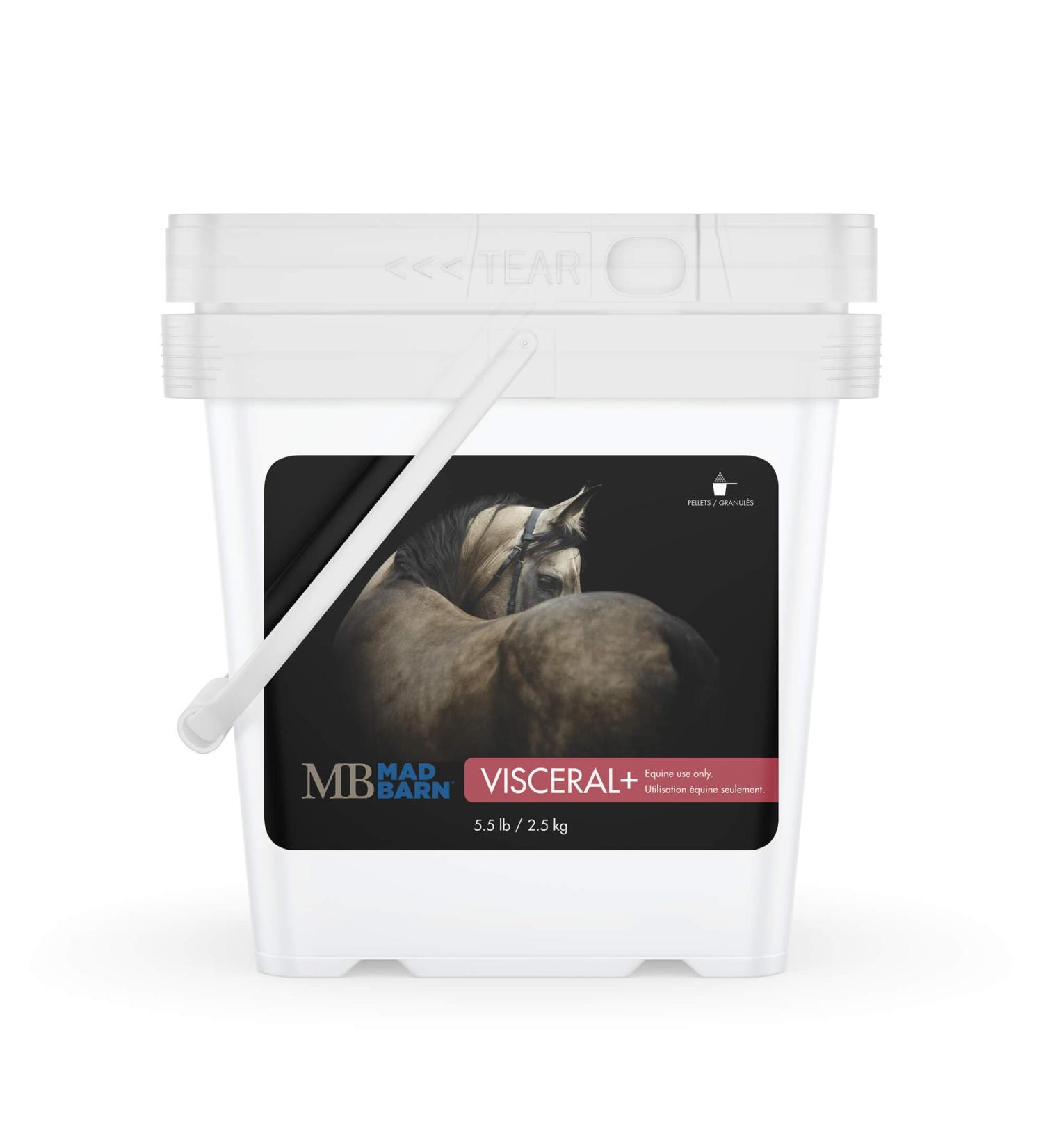Mad Barn - Visceral+ - Supplement for Horse Gut Health and Digestion 2.5 kg 2.5kg - Buy Online on GoSupps.com