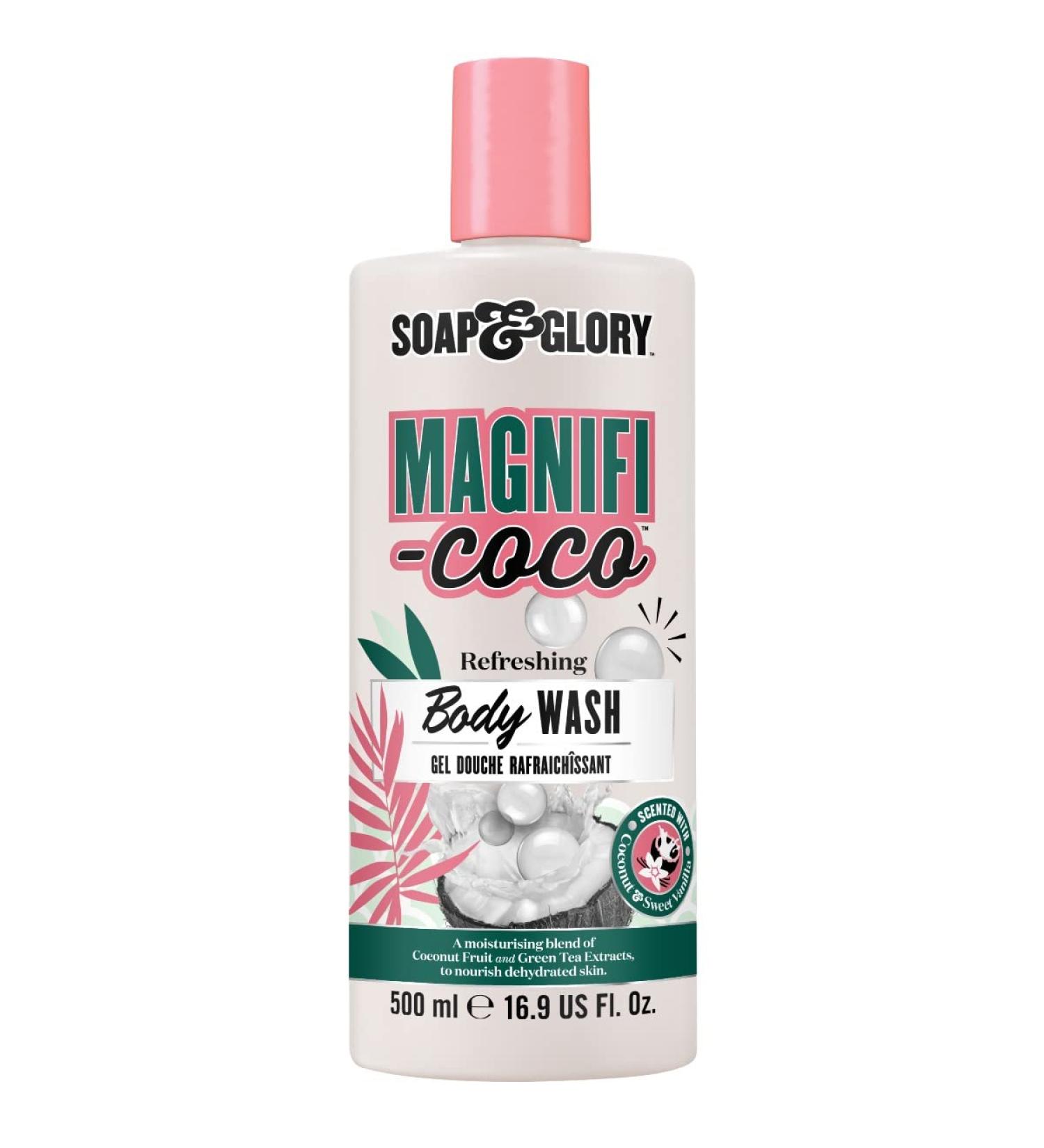 Soap & Glory Magnificoco Clean-A-Colada Body Wash - Hydrating Coconut Shower Soap (500ml) - Buy Online on GoSupps.com
