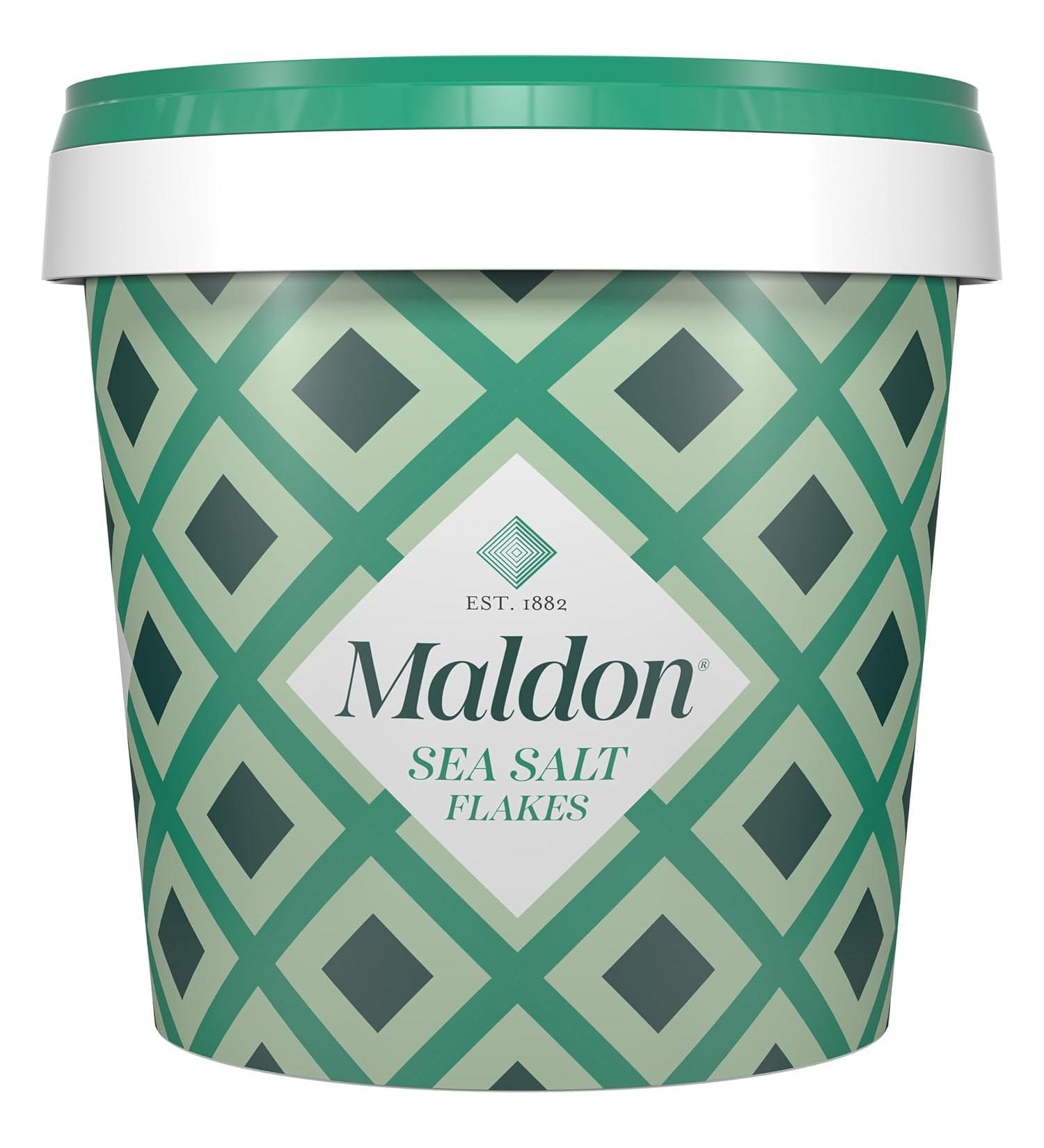 Kajal Maldon Sea Salt Flakes 570 g High Quality English Sea Salt Perfect for Refining Dishes Salt Flakes in Bucket 100 Pure Crispy Sea Salt 570 g 1er Pack - Buy Online on GoSupps.com